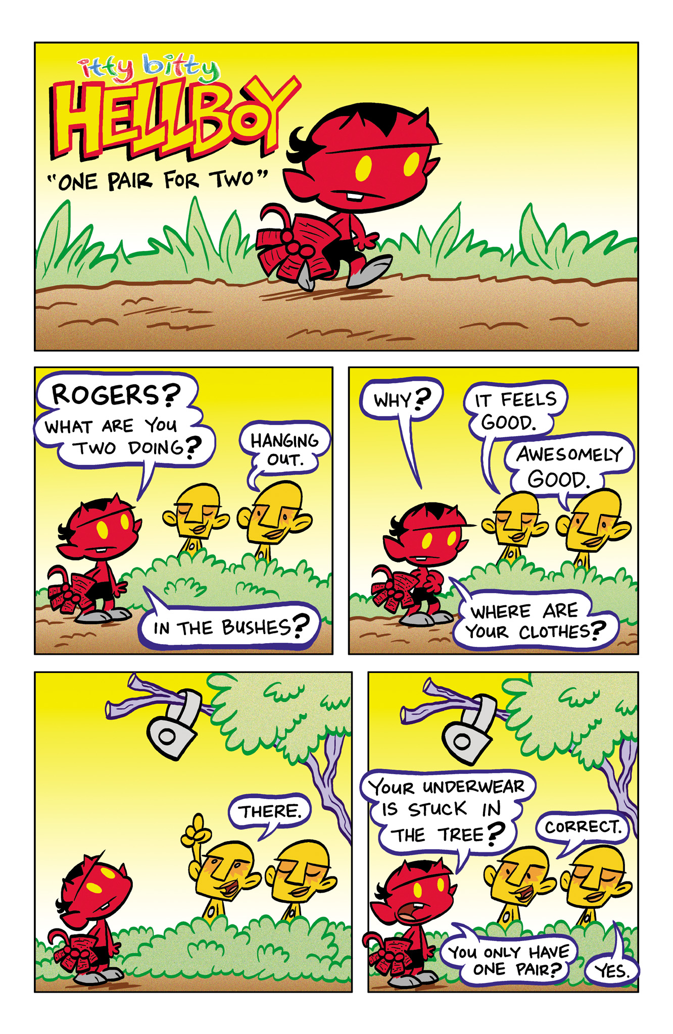 Read online Itty Bitty Hellboy comic -  Issue #5 - 19