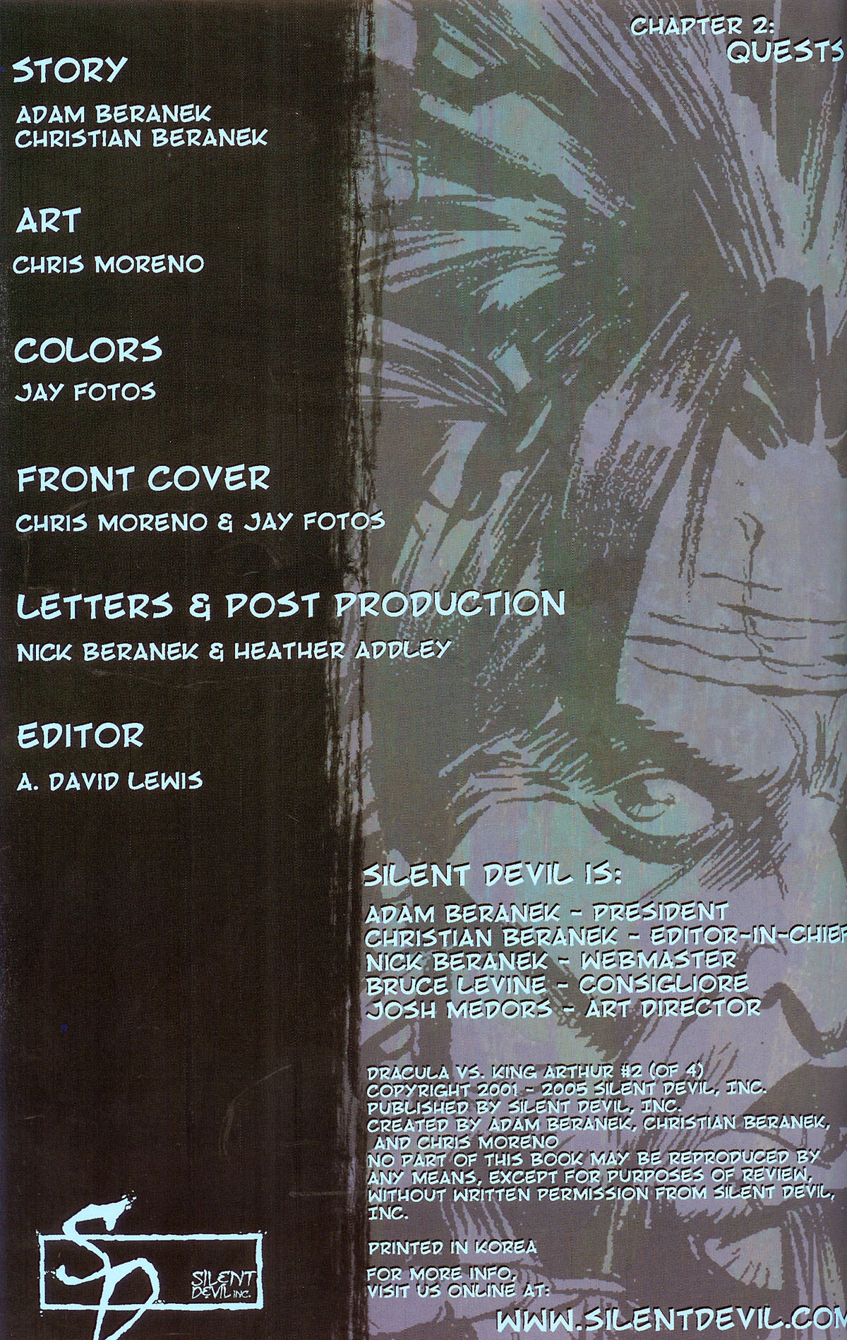 Read online Dracula vs King Arthur comic -  Issue #2 - 2