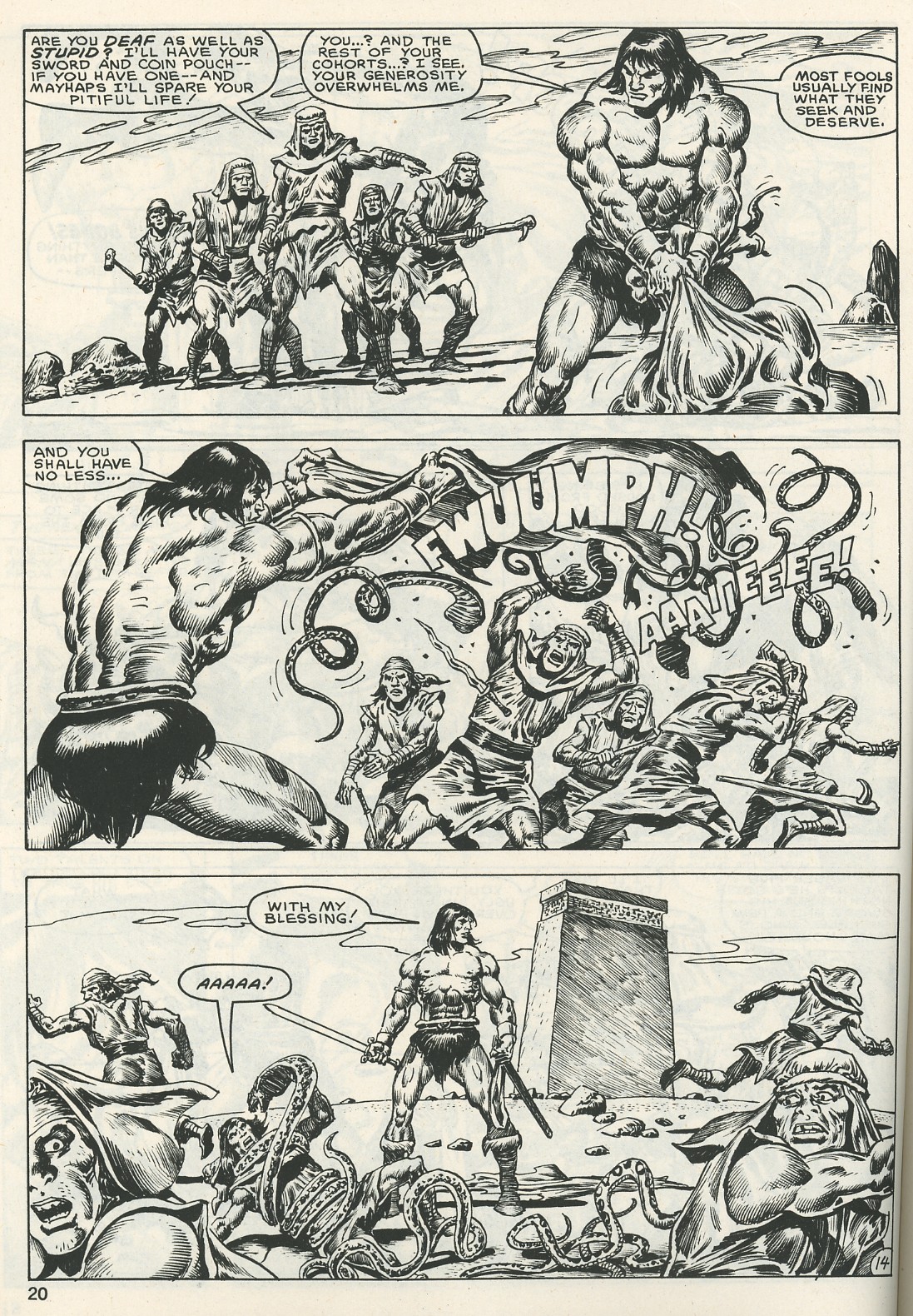 Read online The Savage Sword Of Conan comic -  Issue #123 - 20