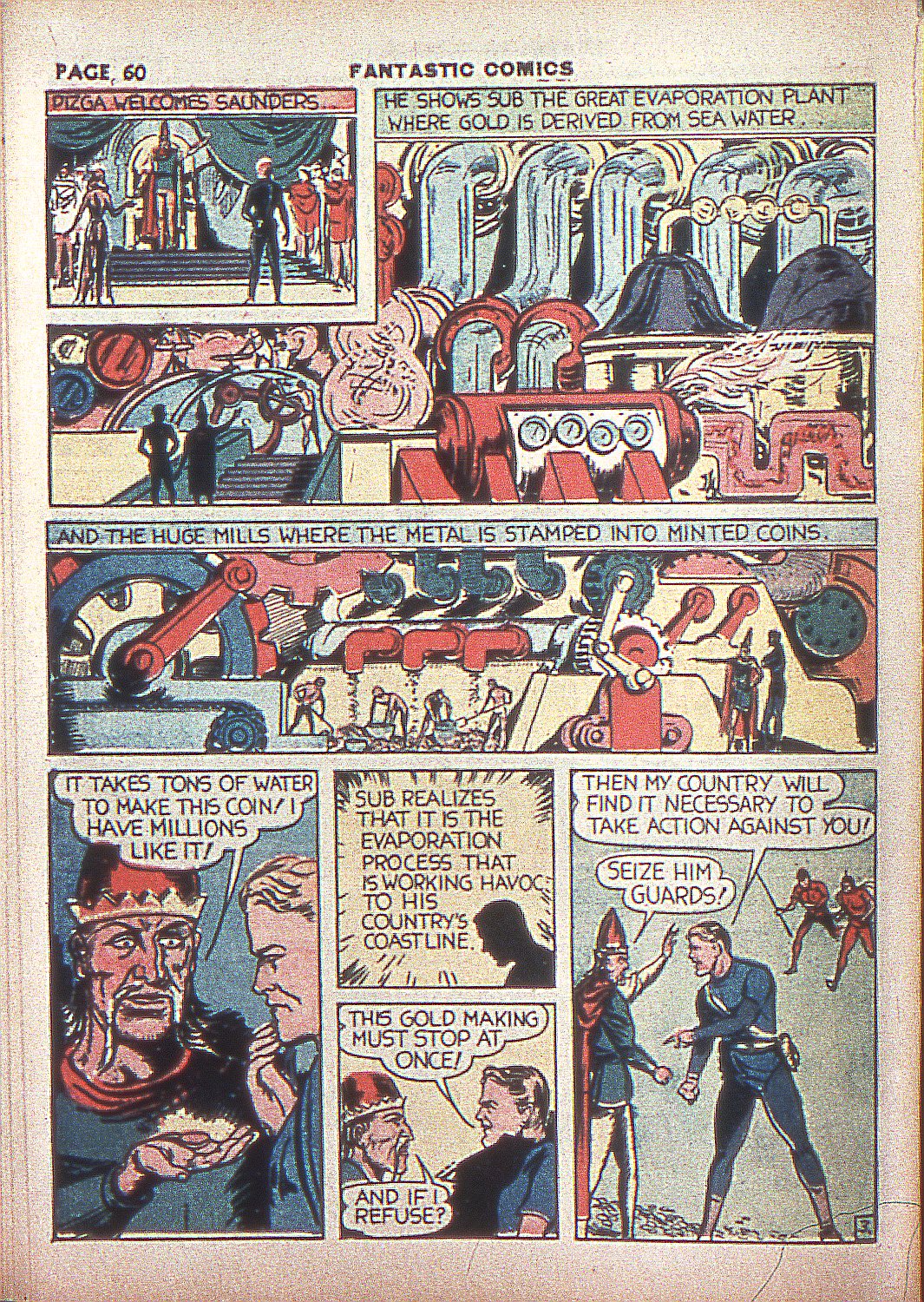 Read online Fantastic Comics comic -  Issue #4 - 61