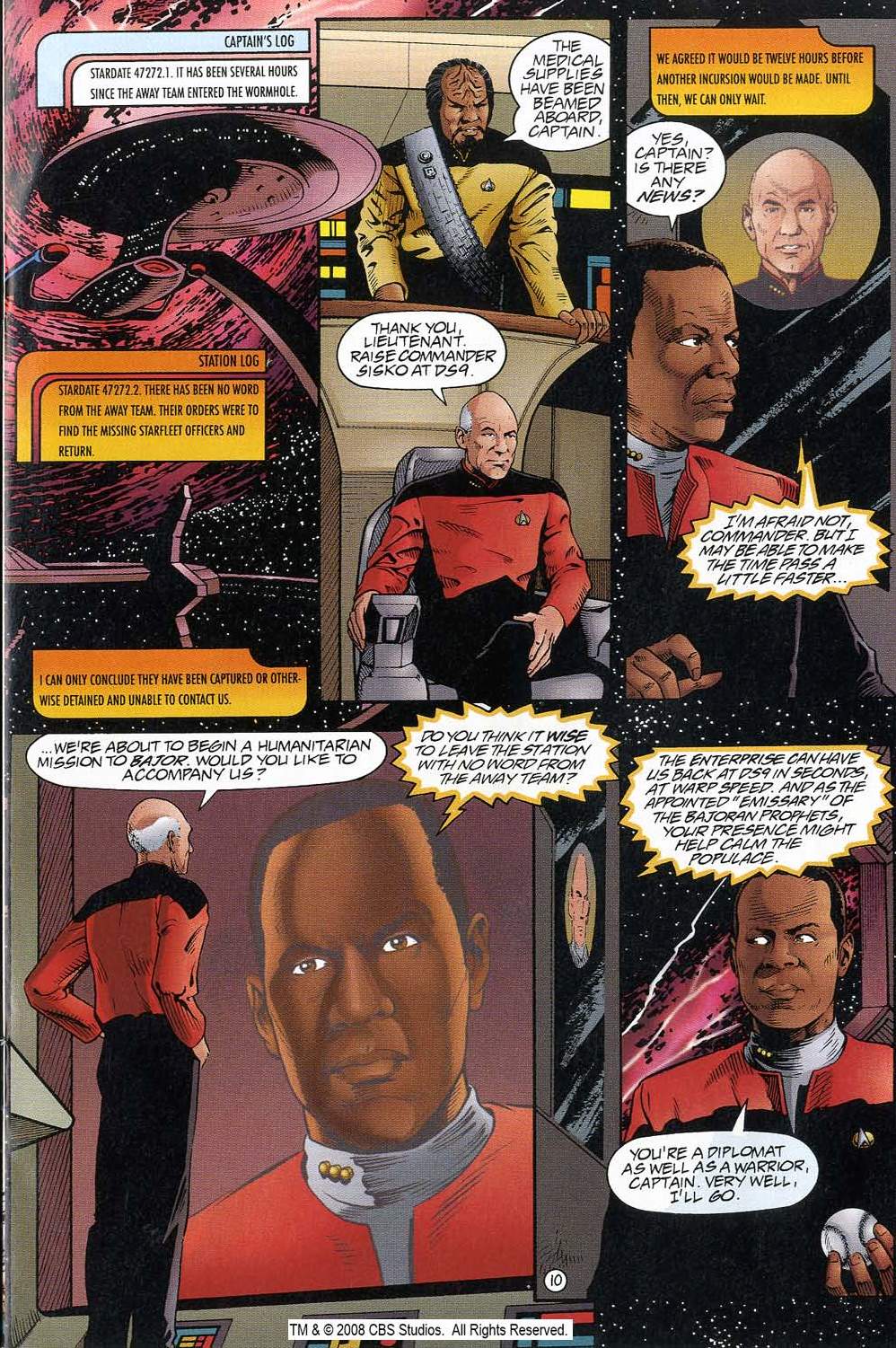 Read online Star Trek: Deep Space Nine/The Next Generation comic -  Issue #2 - 13