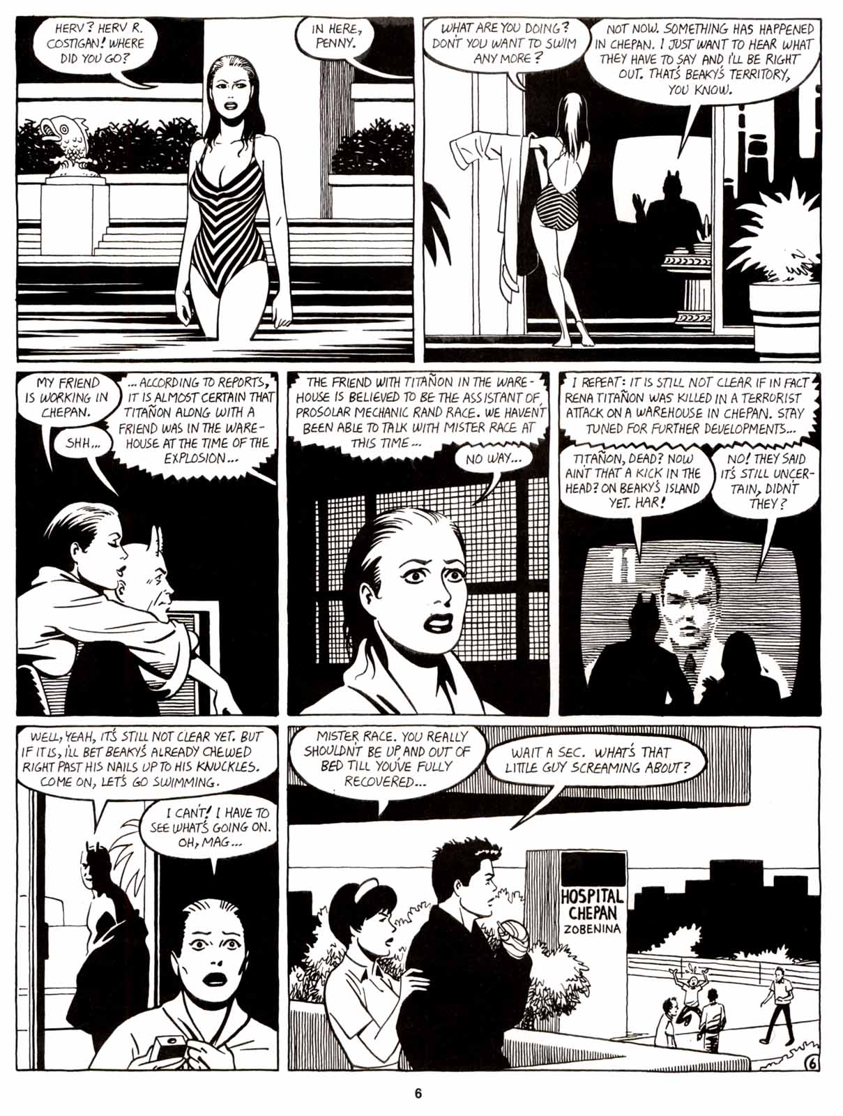 Read online Love and Rockets (1982) comic -  Issue #9 - 8