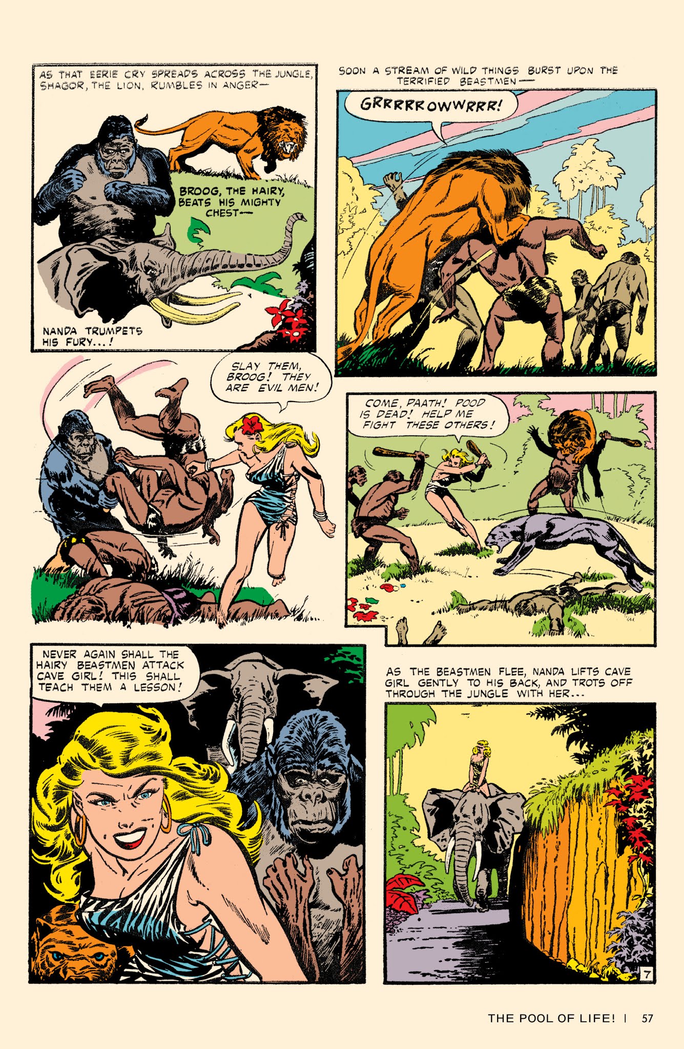 Read online Bob Powell's Complete Cave Girl comic -  Issue # TPB (Part 1) - 58