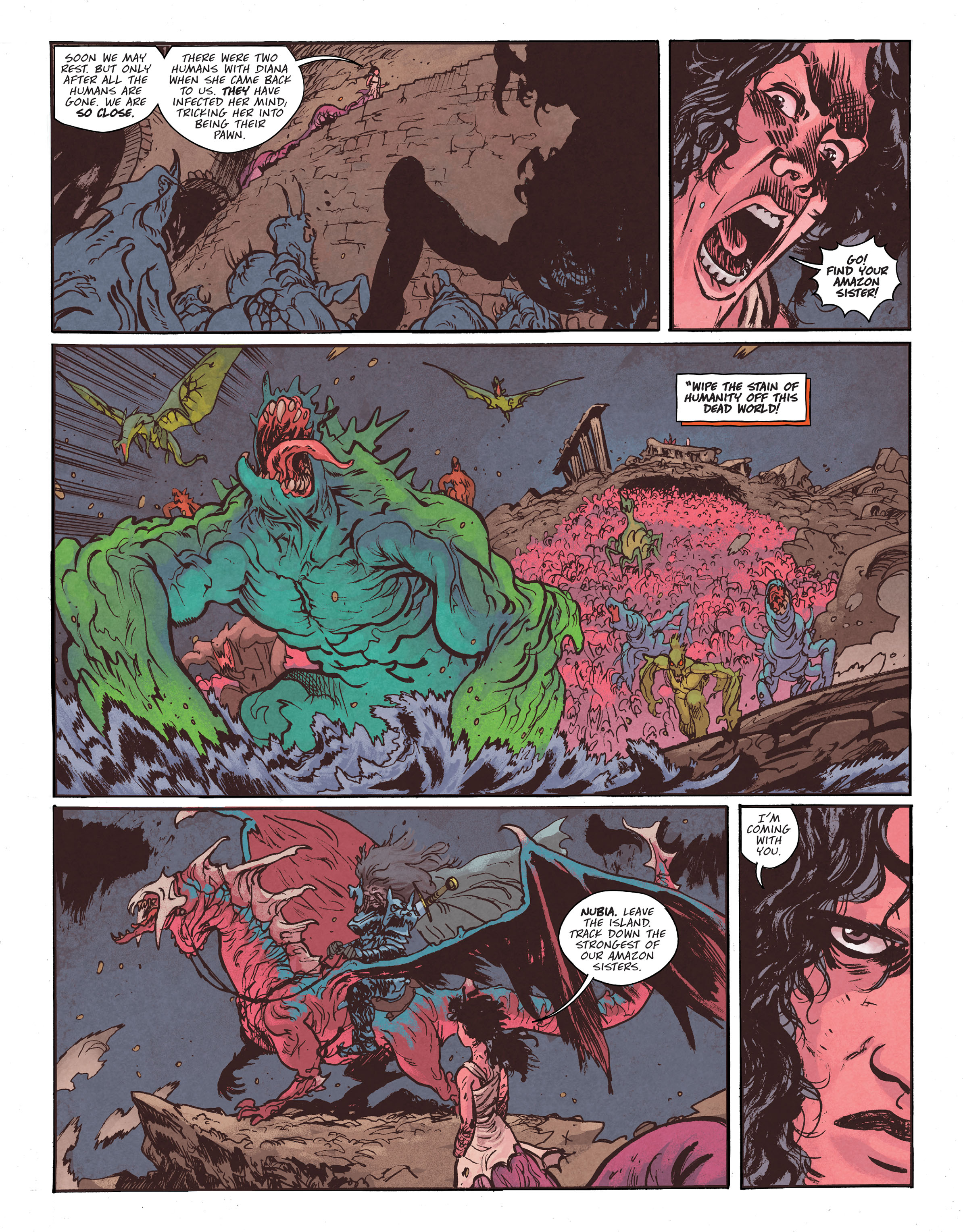 Read online Wonder Woman: Dead Earth comic -  Issue #3 - 9