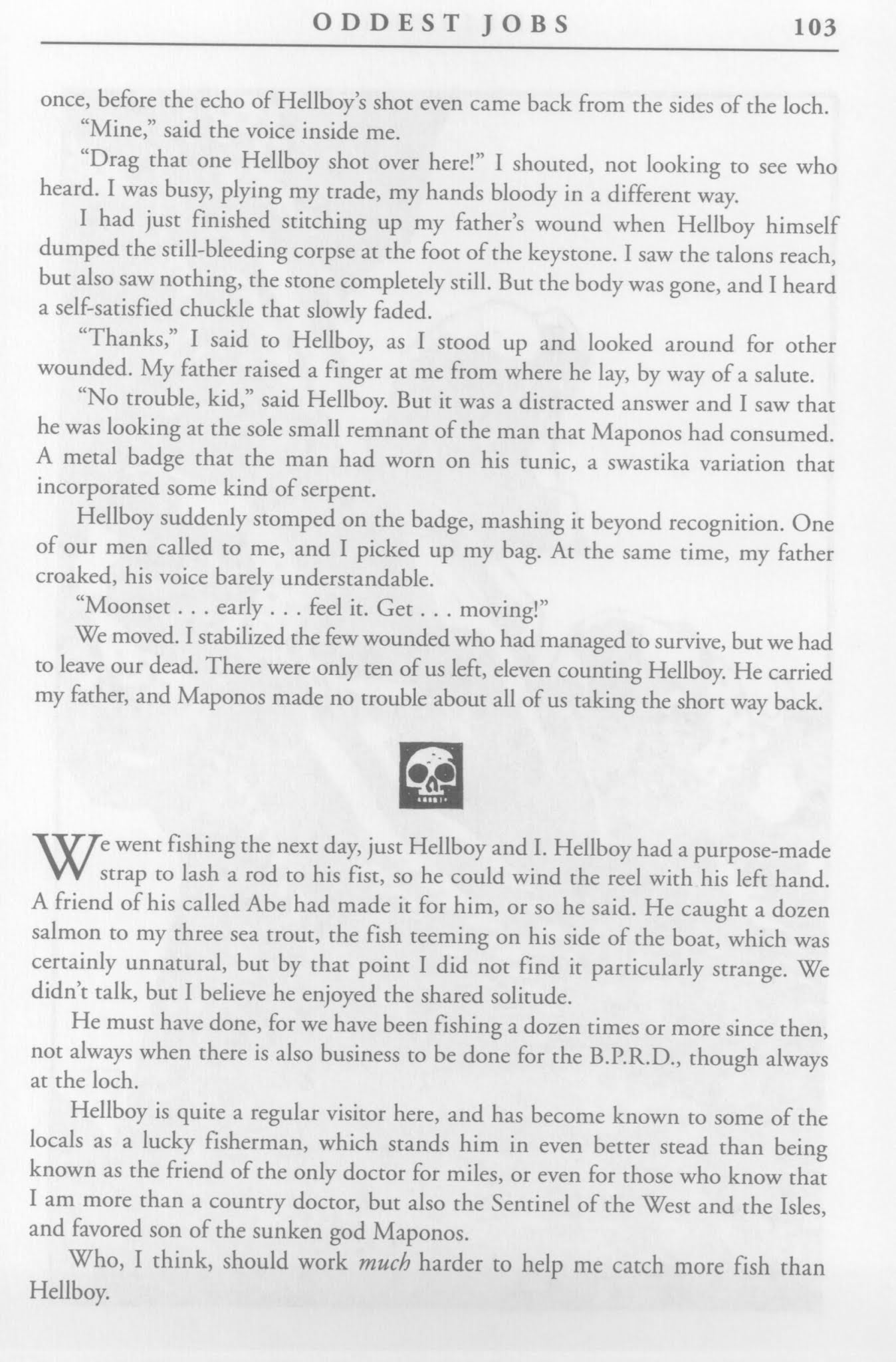 Read online Hellboy: Oddest Jobs comic -  Issue # TPB (Part 1) - 100