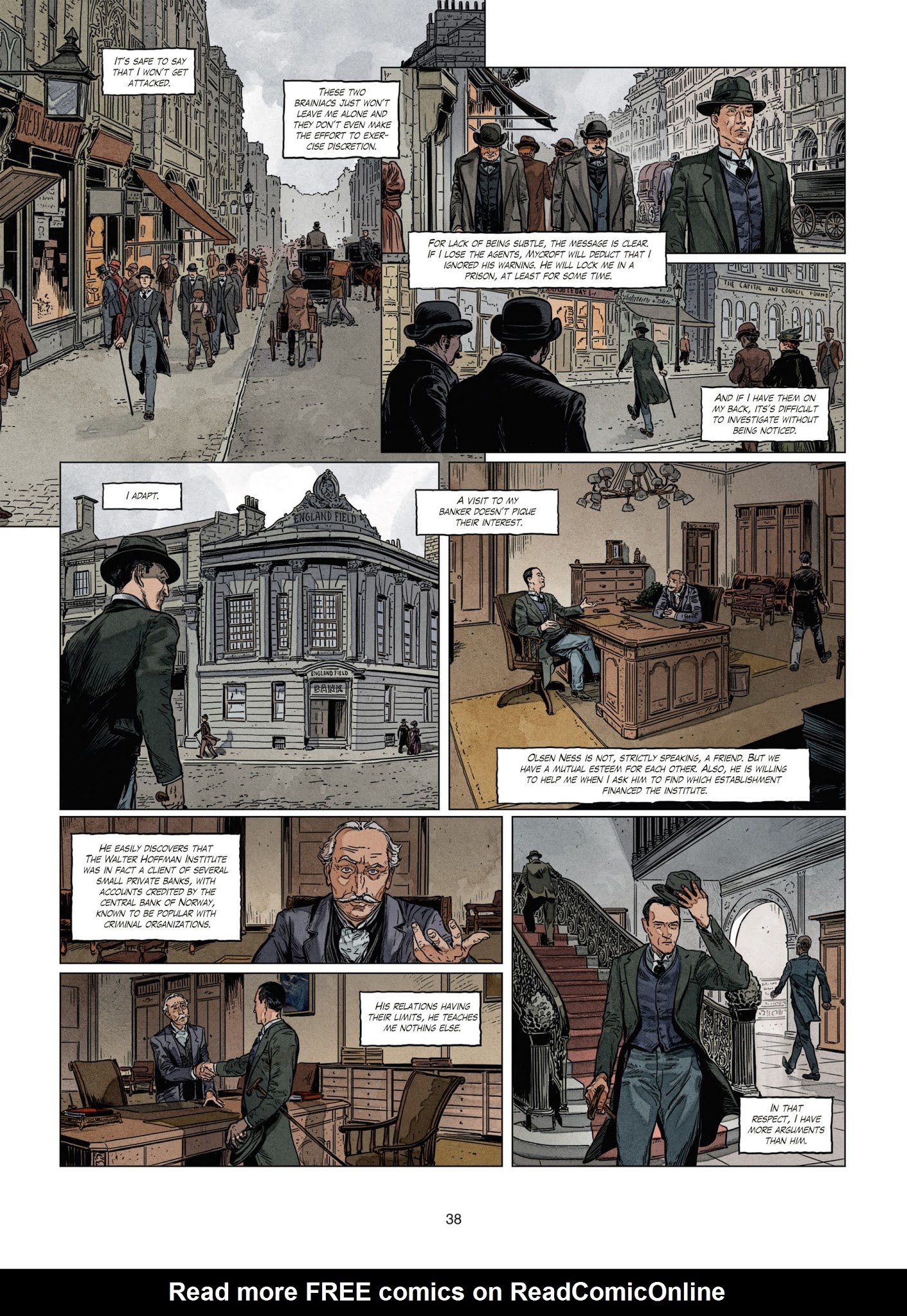 Read online Sherlock Holmes Society comic -  Issue #2 - 38