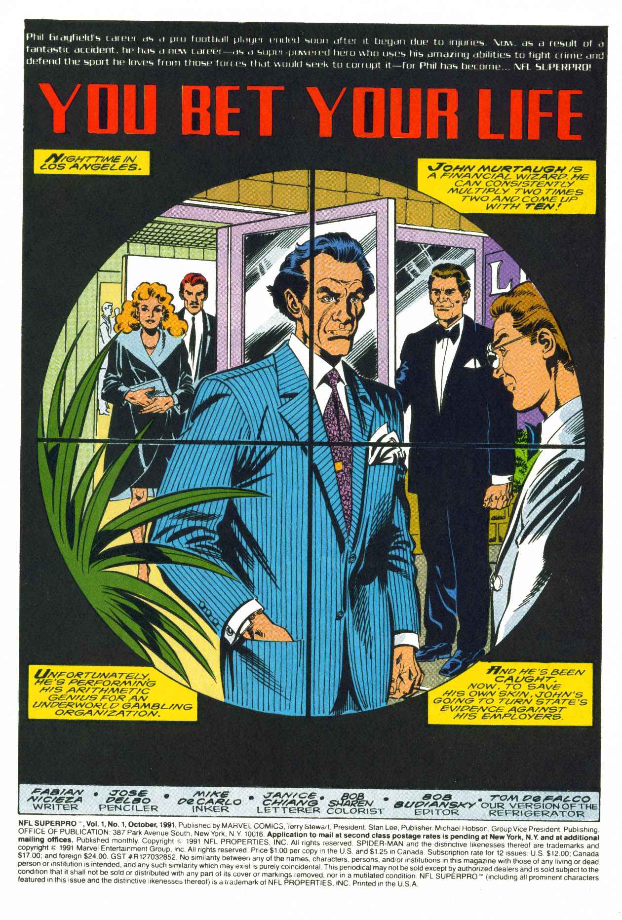 Read online NFL SuperPro comic -  Issue #1 - 2