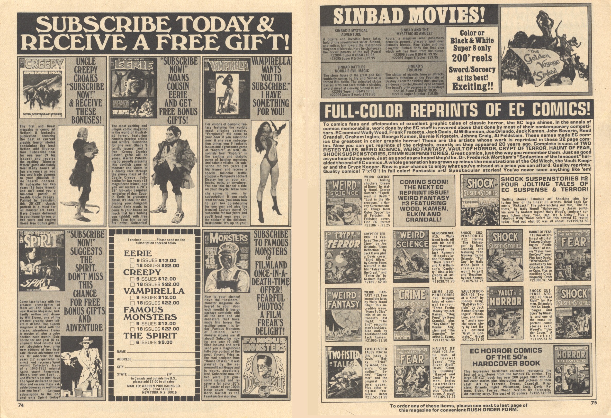 Read online Creepy (1964) comic -  Issue #83 - 72