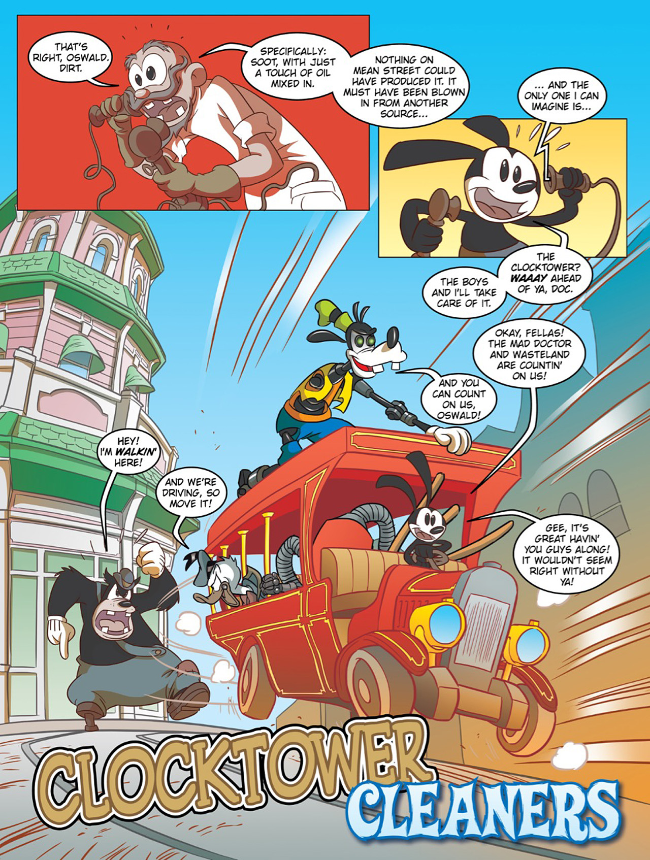 Read online Epic Mickey: Tales of the Wasteland comic -  Issue # Issue Clocktower Cleaners - 4