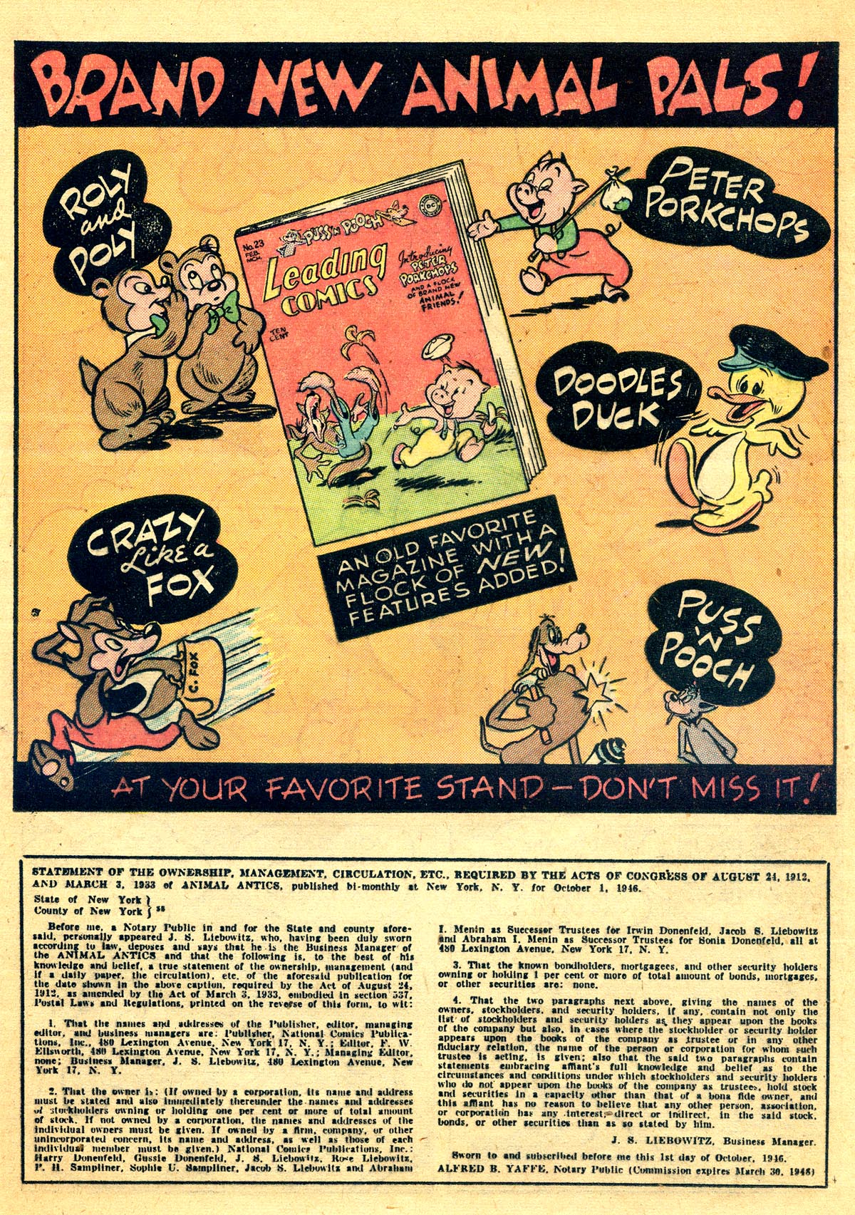 Read online Animal Antics comic -  Issue #7 - 23