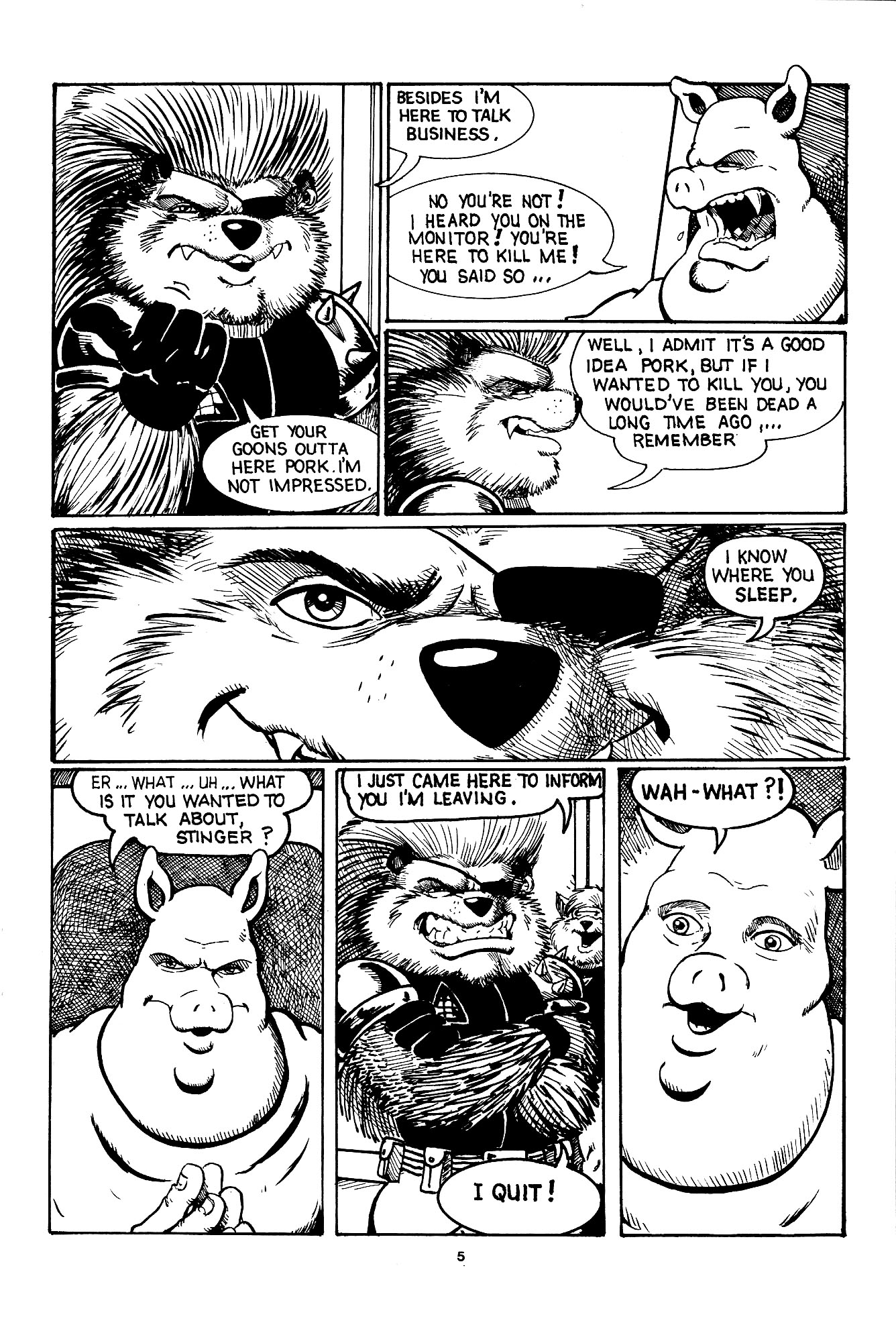 Read online Space Beaver comic -  Issue #9 - 7