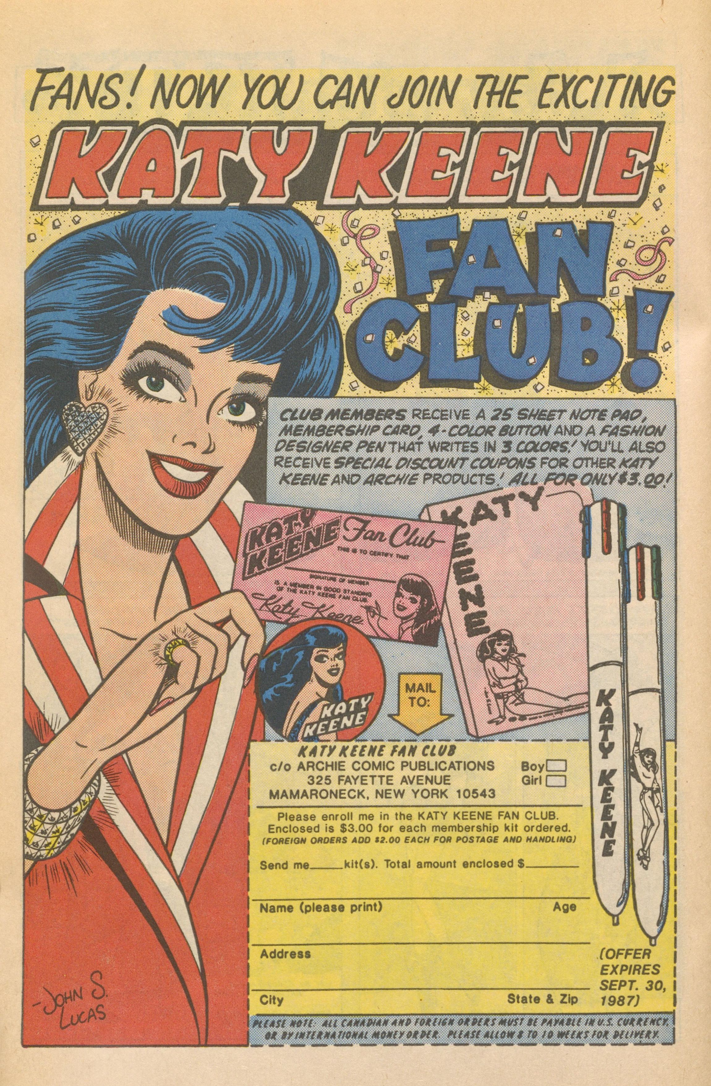 Read online Katy Keene (1983) comic -  Issue #22 - 27