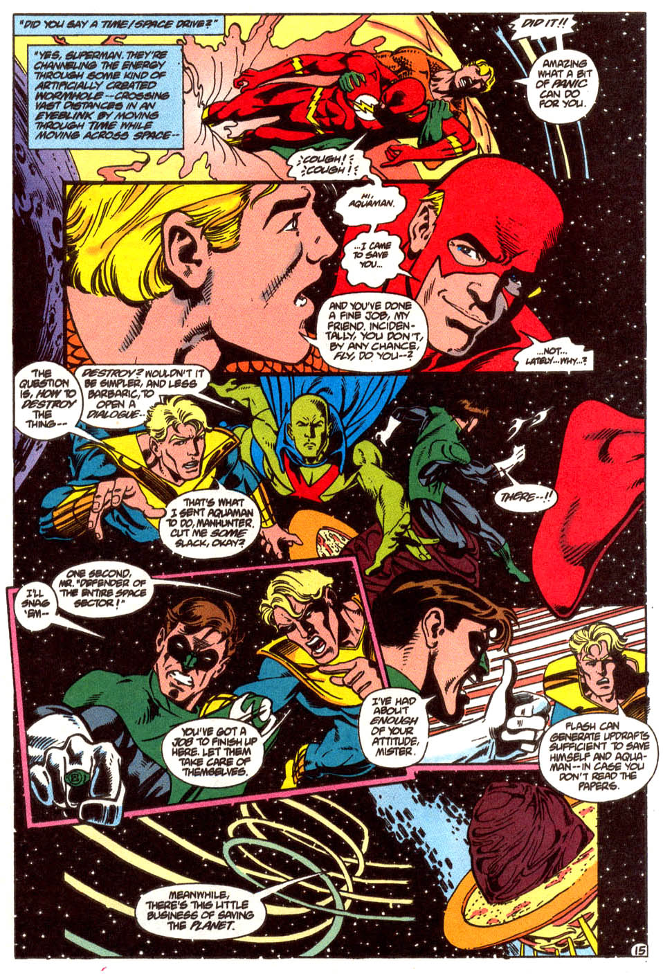 Read online Justice League America comic -  Issue #92 - 16