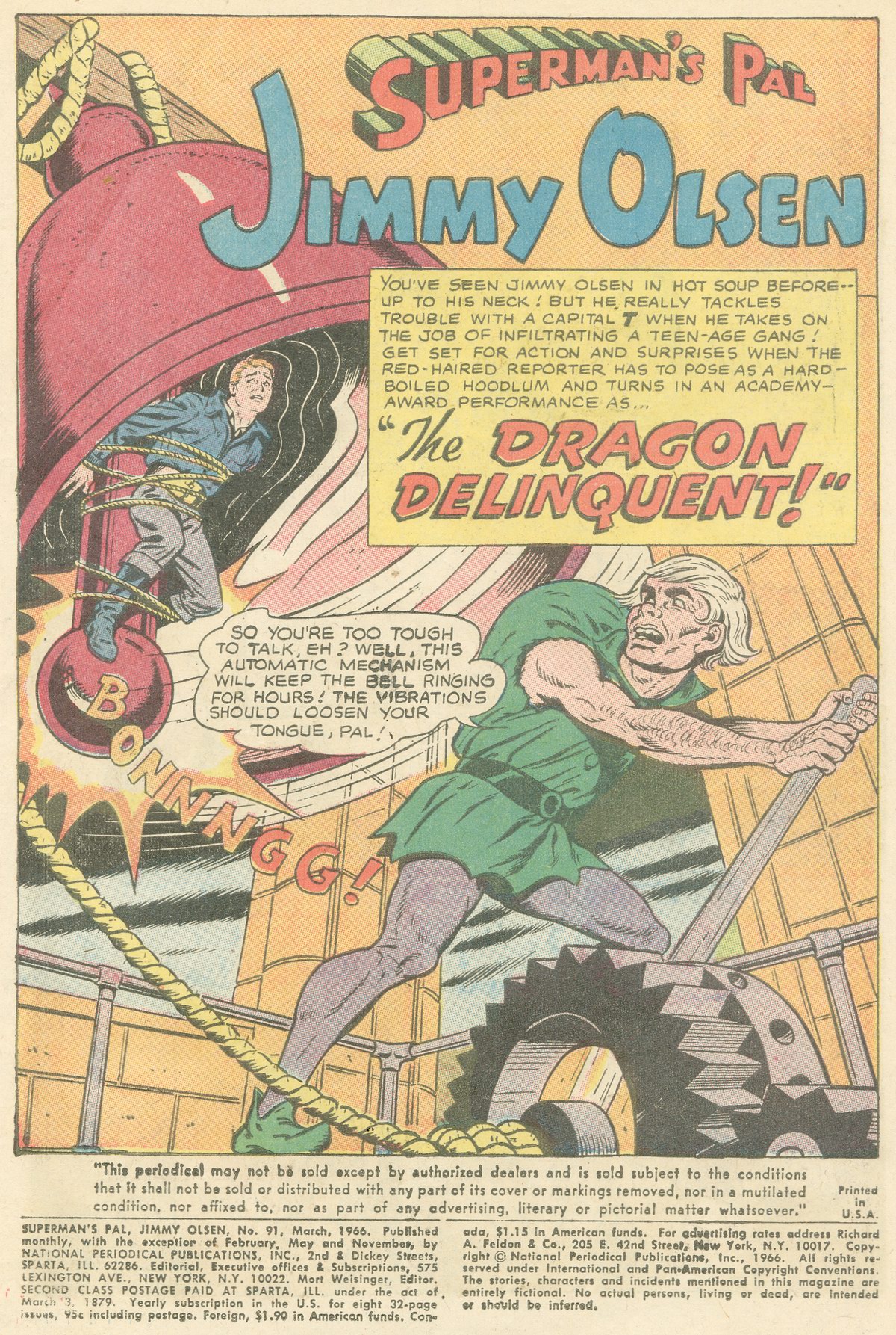 Read online Superman's Pal Jimmy Olsen comic -  Issue #91 - 3
