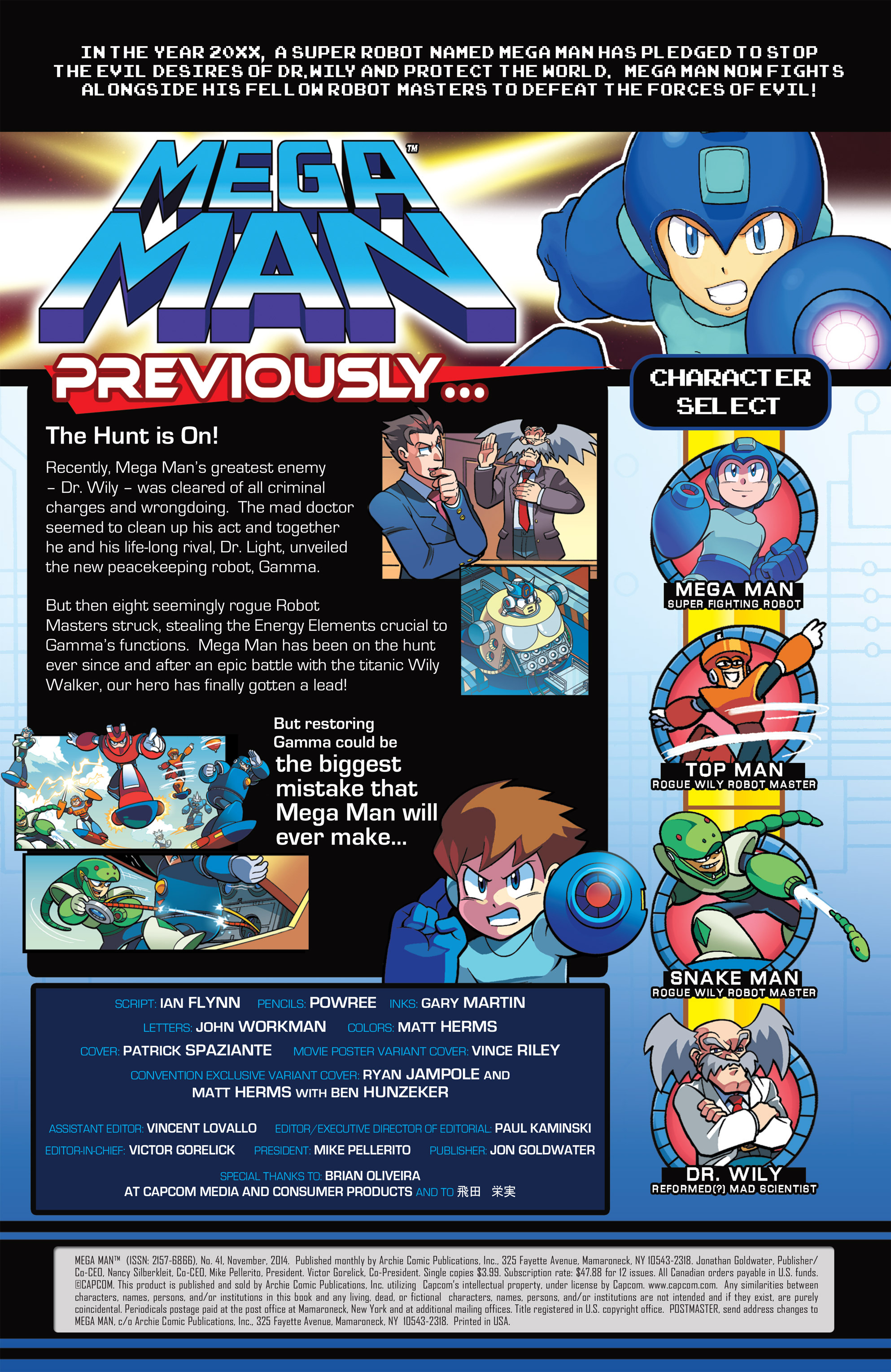 Read online Mega Man comic -  Issue #41 - 2