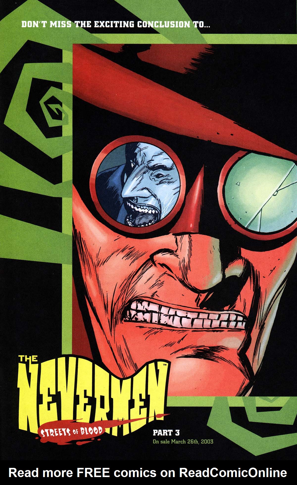 Read online The Nevermen: Streets of Blood comic -  Issue #2 - 25