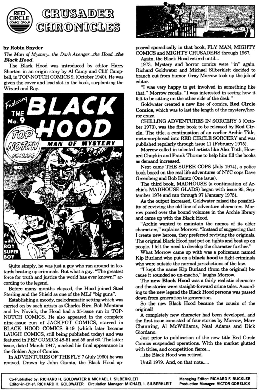 Read online The Black Hood (1983) comic -  Issue #1 - 2