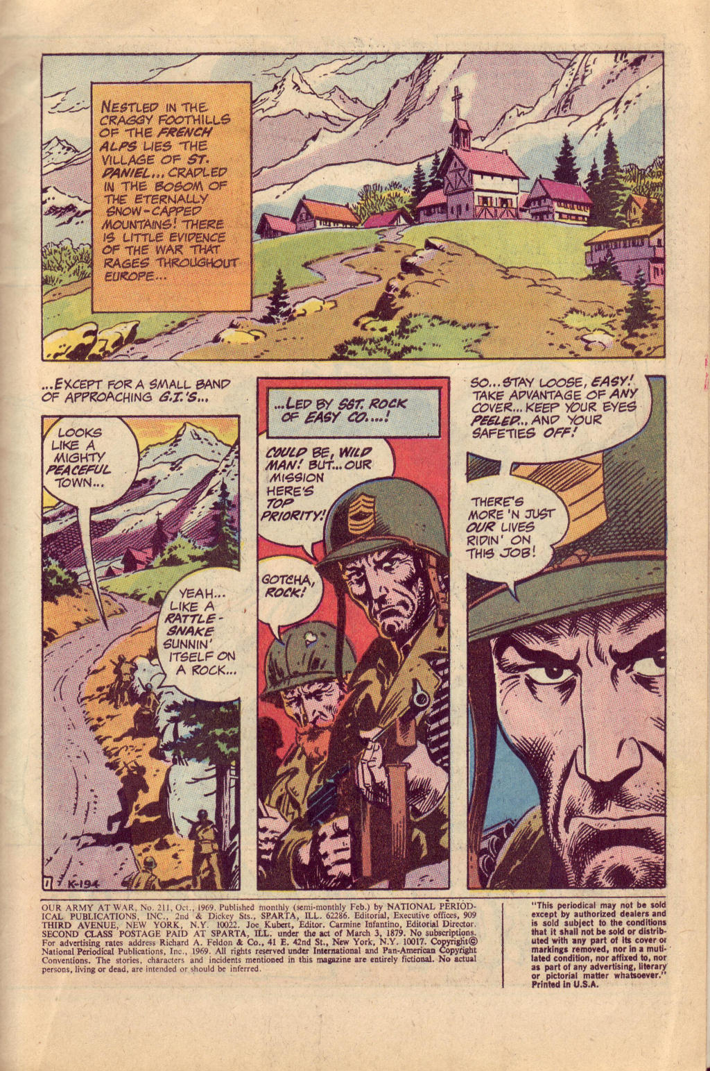 Read online Our Army at War (1952) comic -  Issue #211 - 3