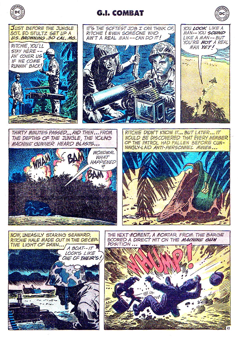 Read online G.I. Combat (1952) comic -  Issue #77 - 13