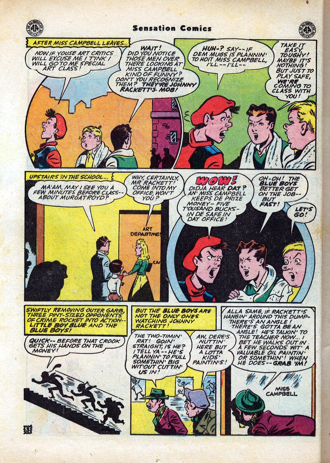 Read online Sensation (Mystery) Comics comic -  Issue #47 - 18