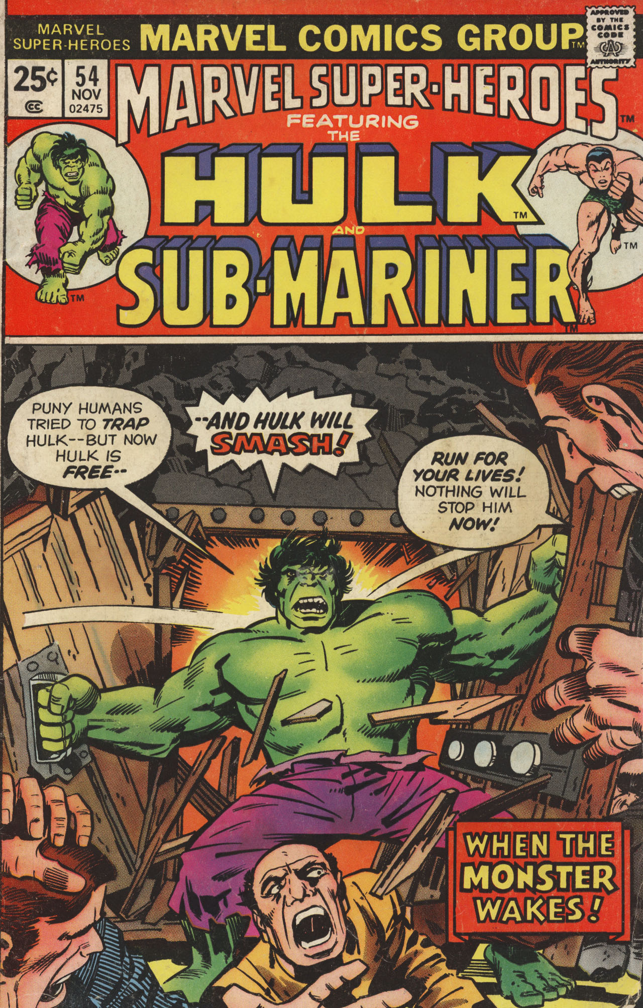 Read online Marvel Super-Heroes comic -  Issue #54 - 1
