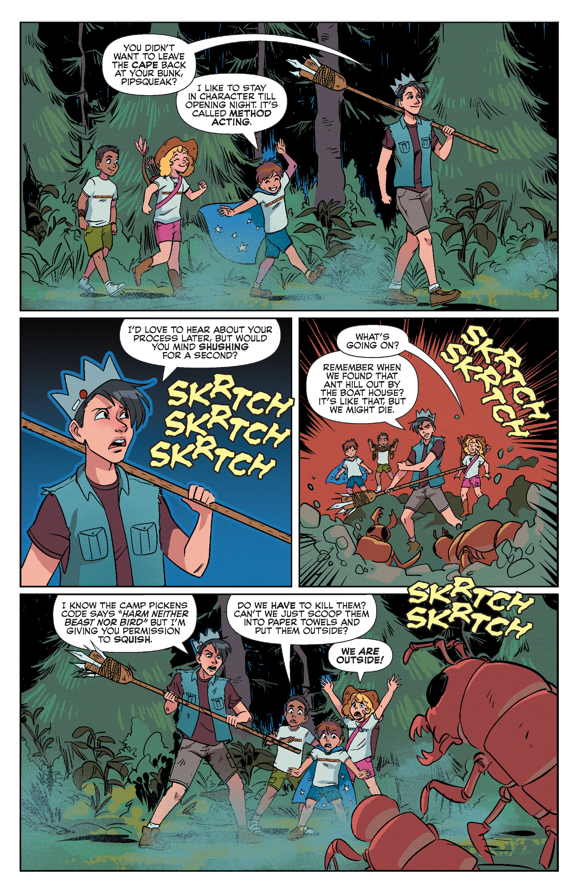 Read online Chilling Adventures Presents … Camp Pickens comic -  Issue # Full - 12