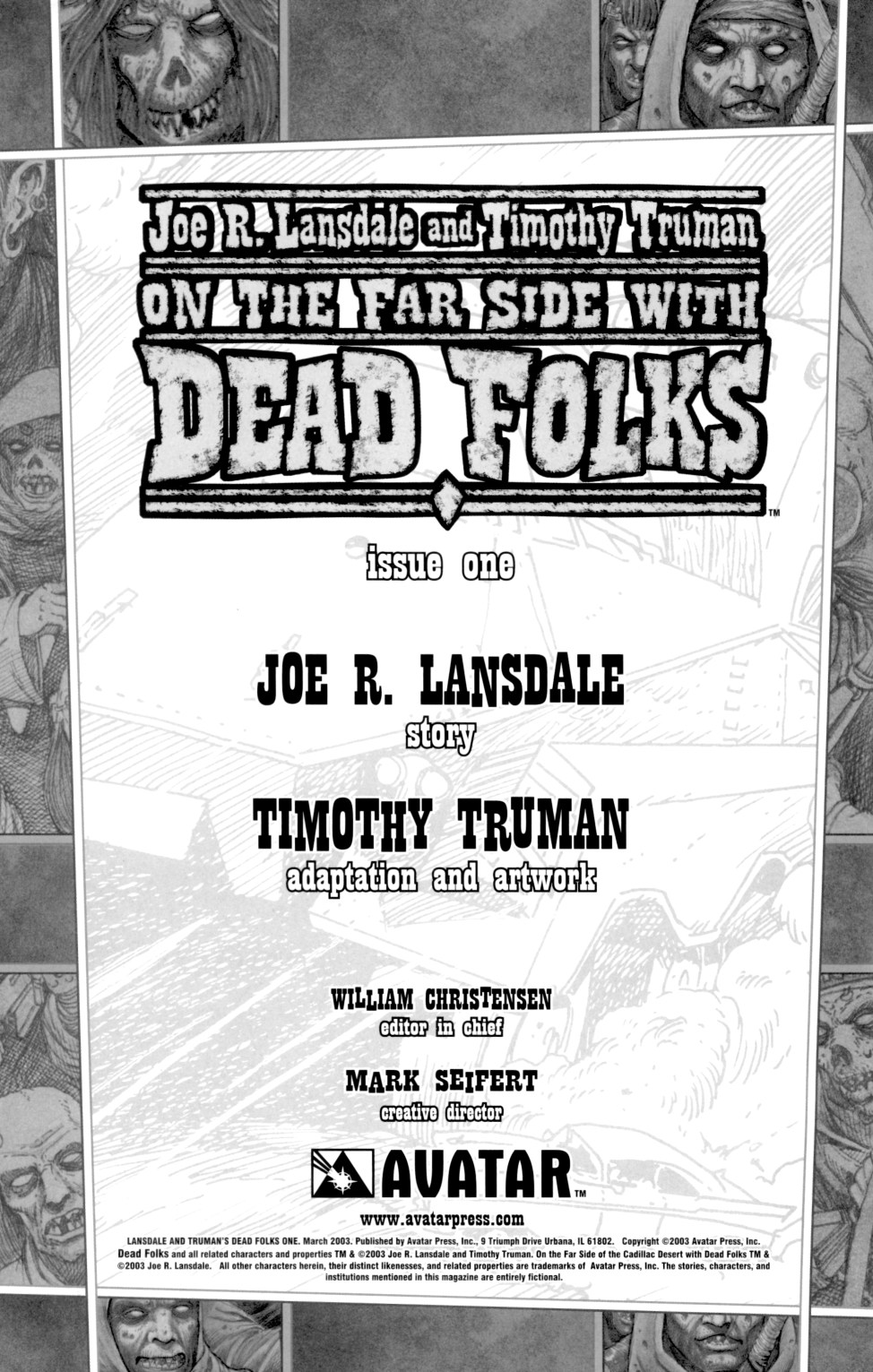 Read online Lansdale and Truman's Dead Folks comic -  Issue #1 - 2