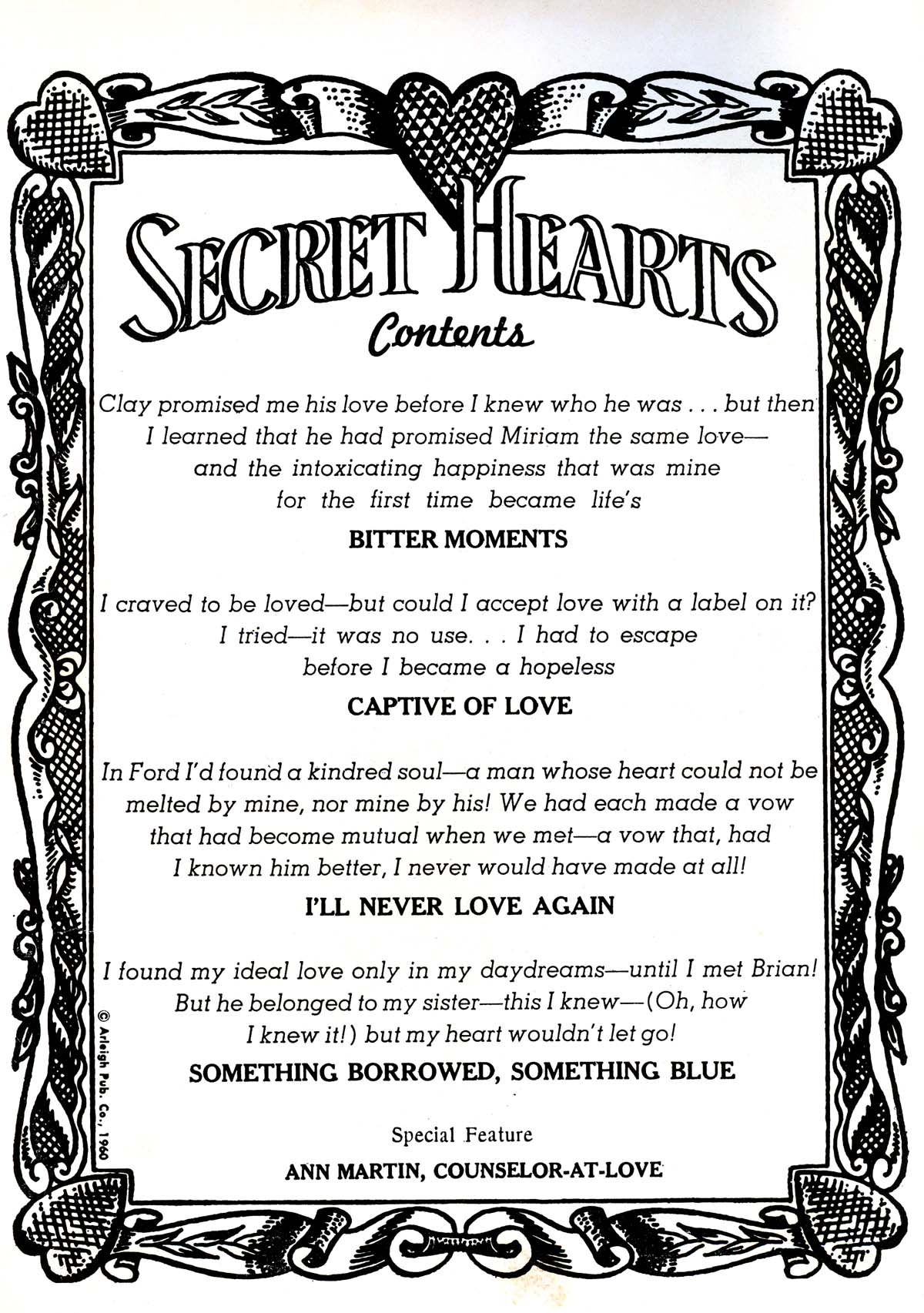 Read online Secret Hearts comic -  Issue #64 - 2