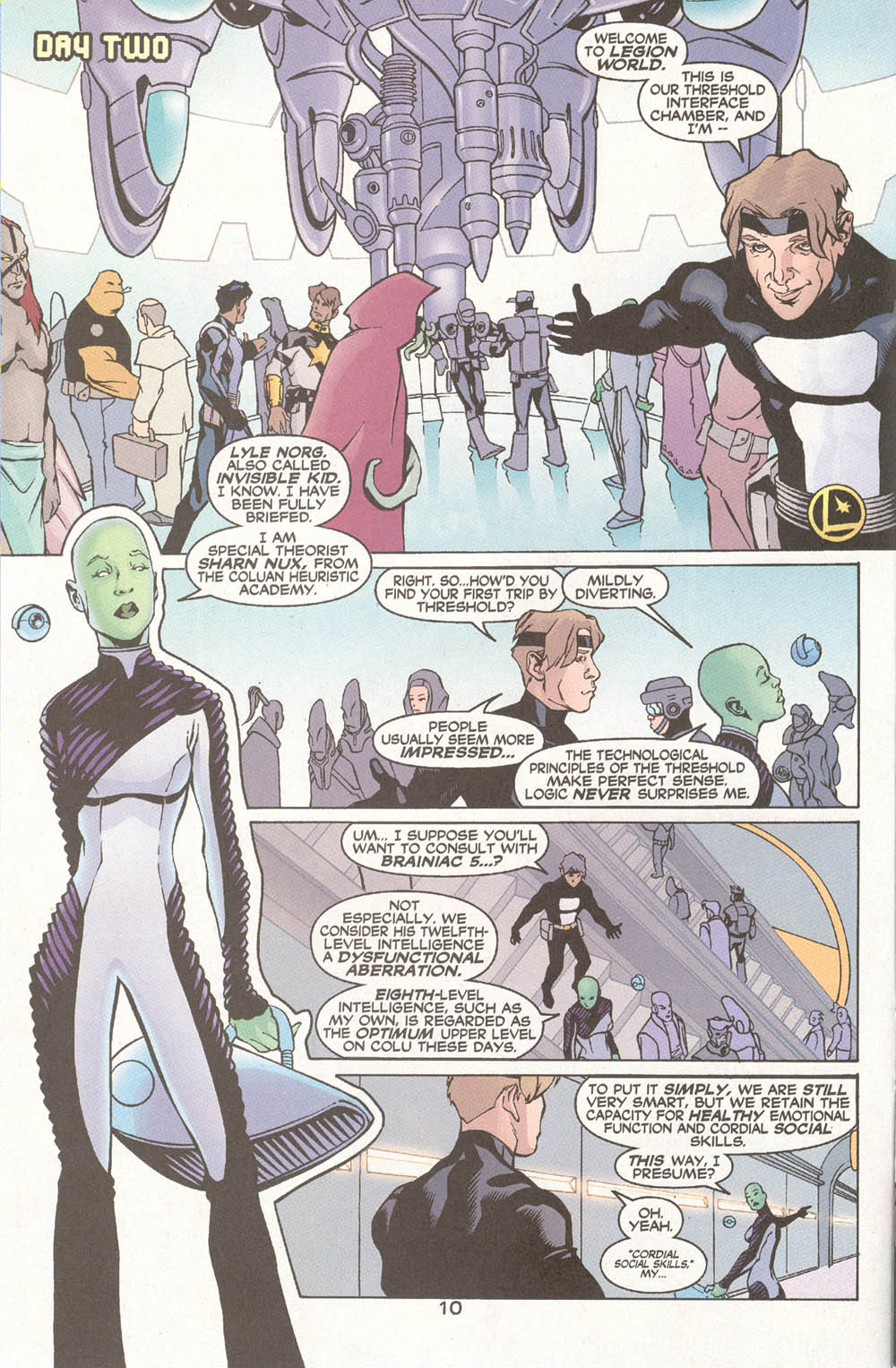 Read online The Legion comic -  Issue #10 - 11