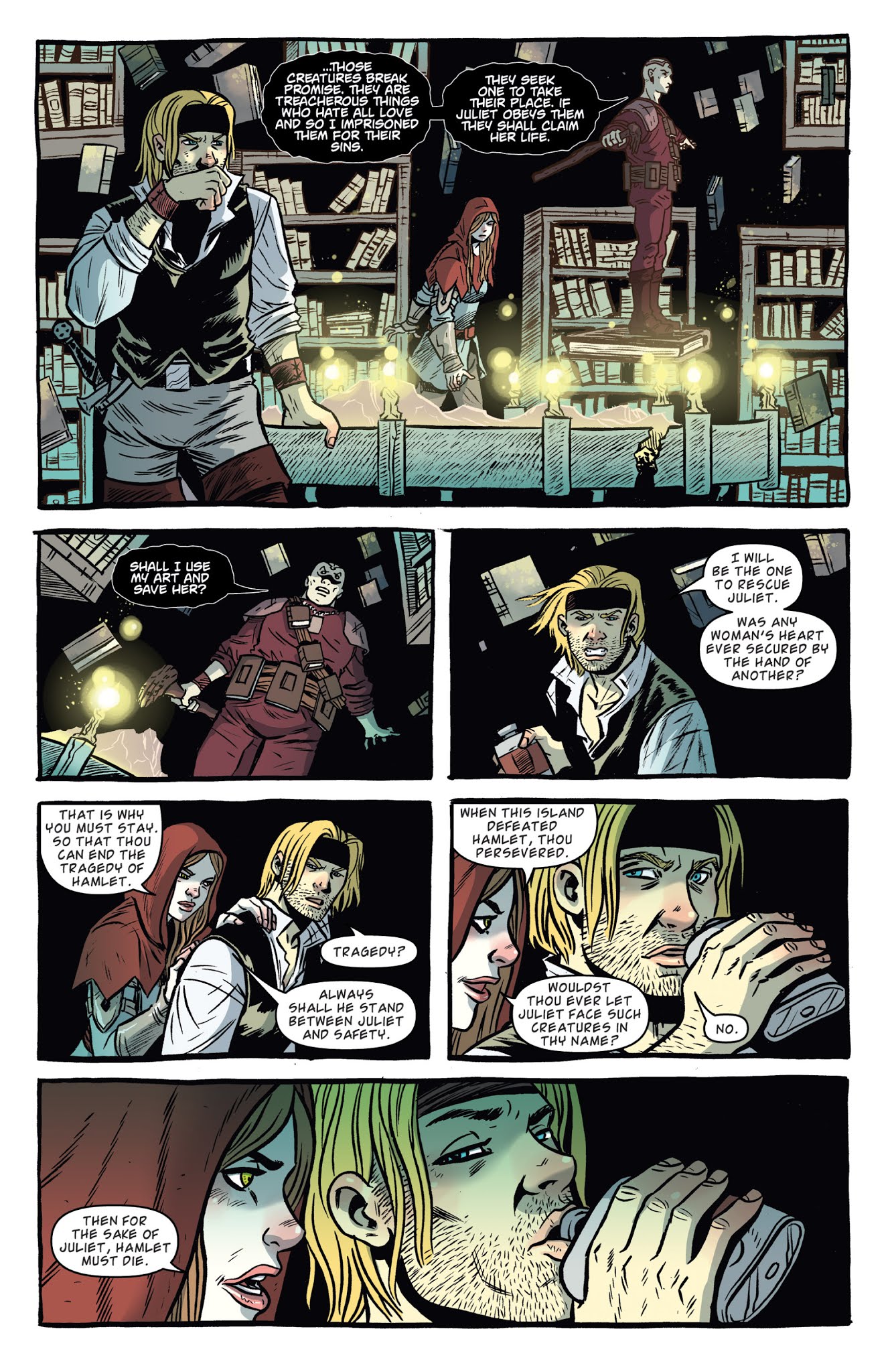 Read online Kill Shakespeare: The Tide of Blood comic -  Issue # TPB - 88
