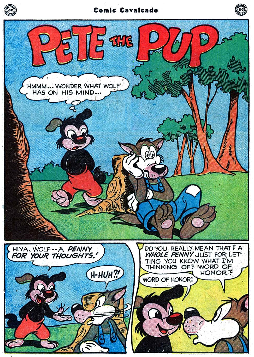 Read online Comic Cavalcade comic -  Issue #38 - 46