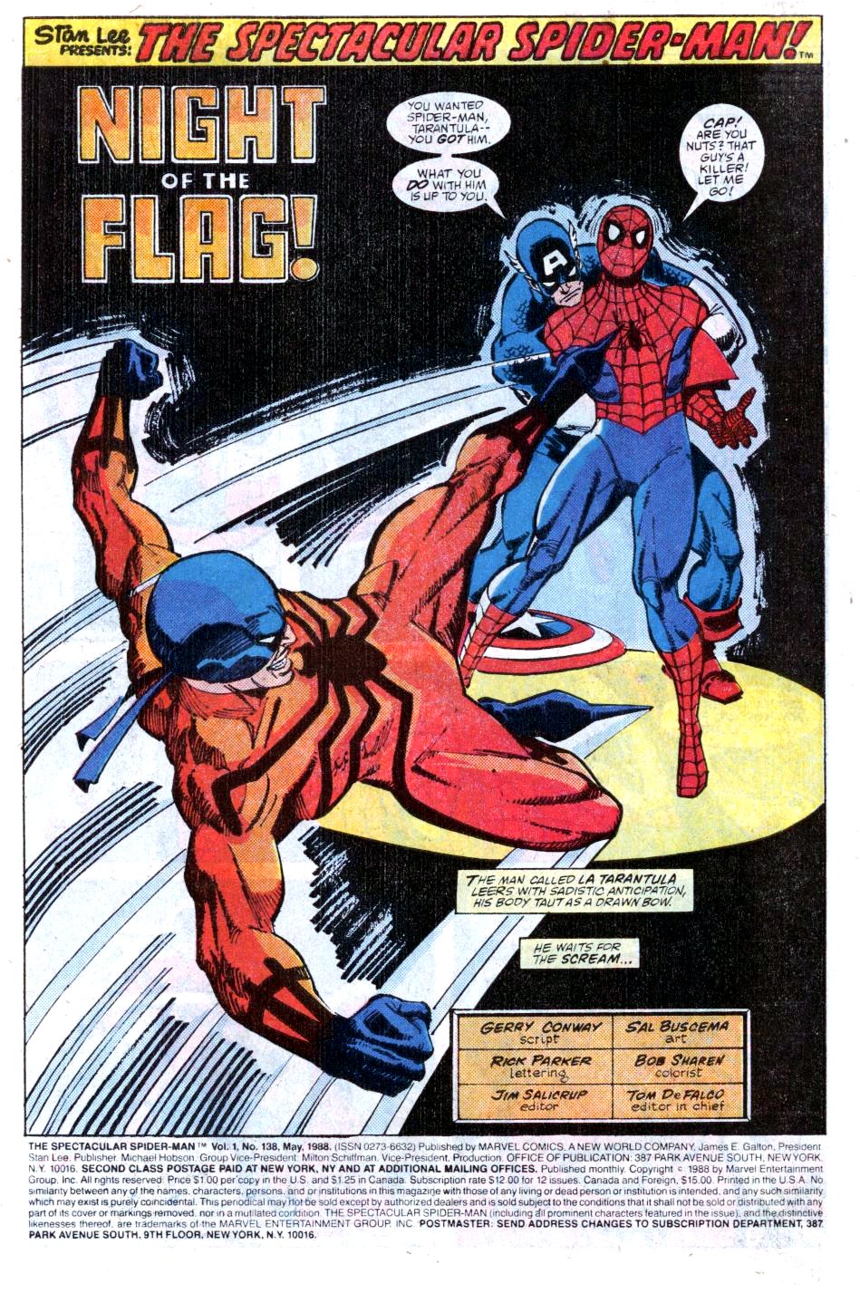 Read online The Spectacular Spider-Man (1976) comic -  Issue #138 - 2