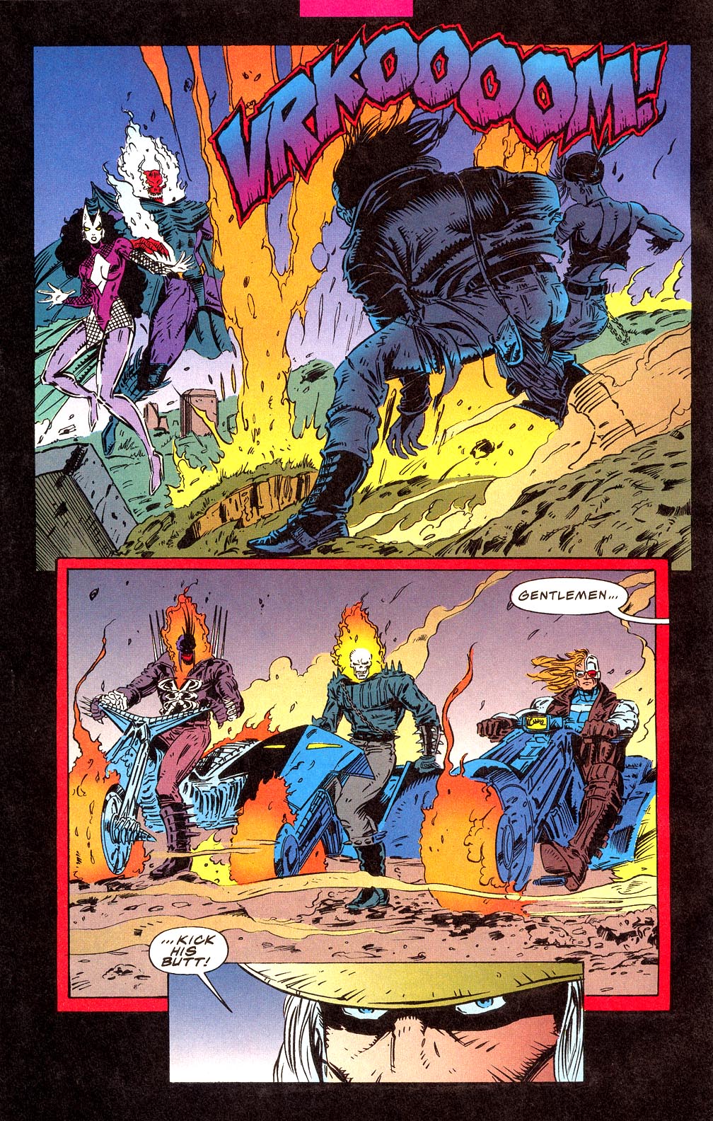 Read online Ghost Rider/Blaze: Spirits of Vengeance comic -  Issue #16 - 17