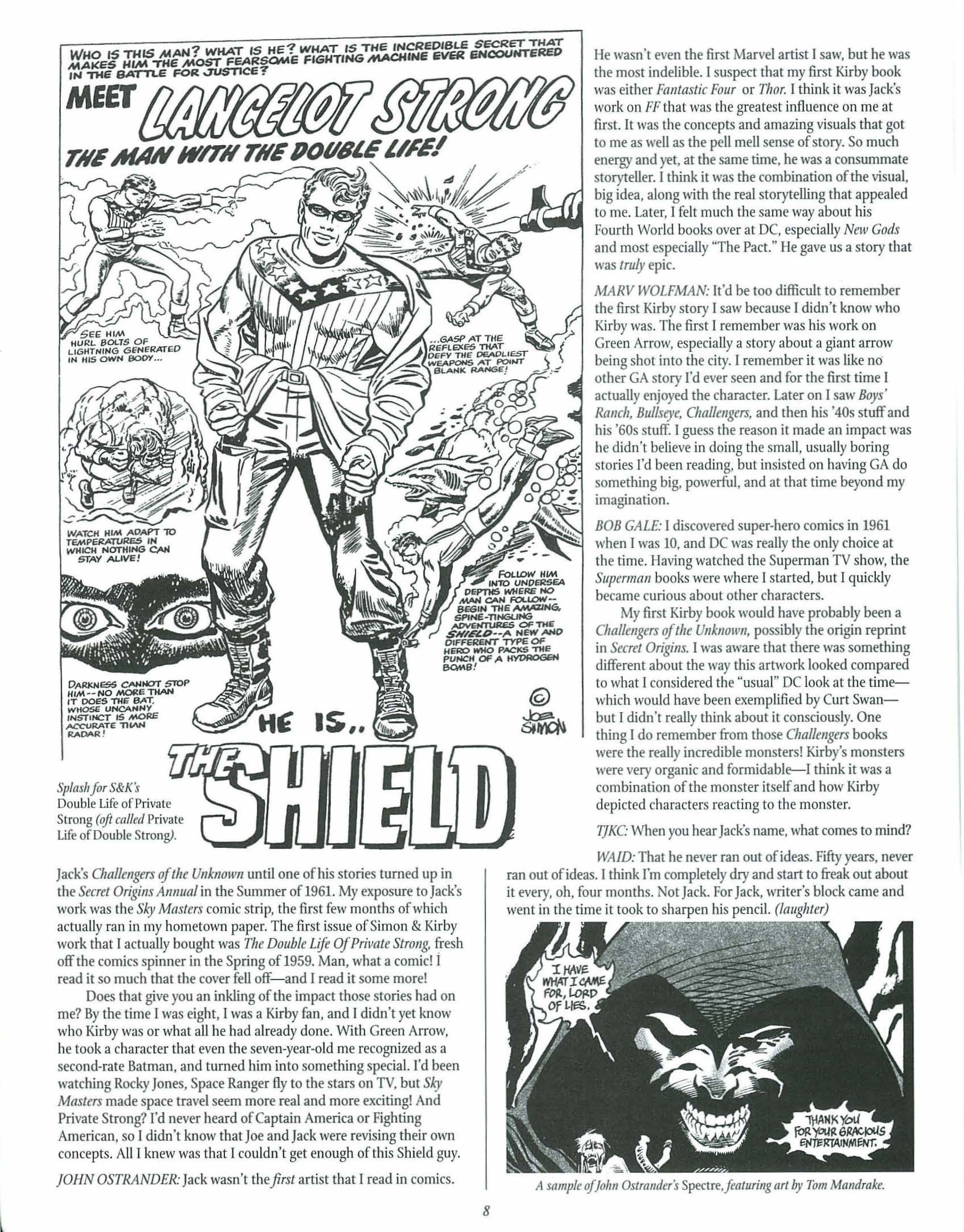 Read online The Jack Kirby Collector comic -  Issue #27 - 8