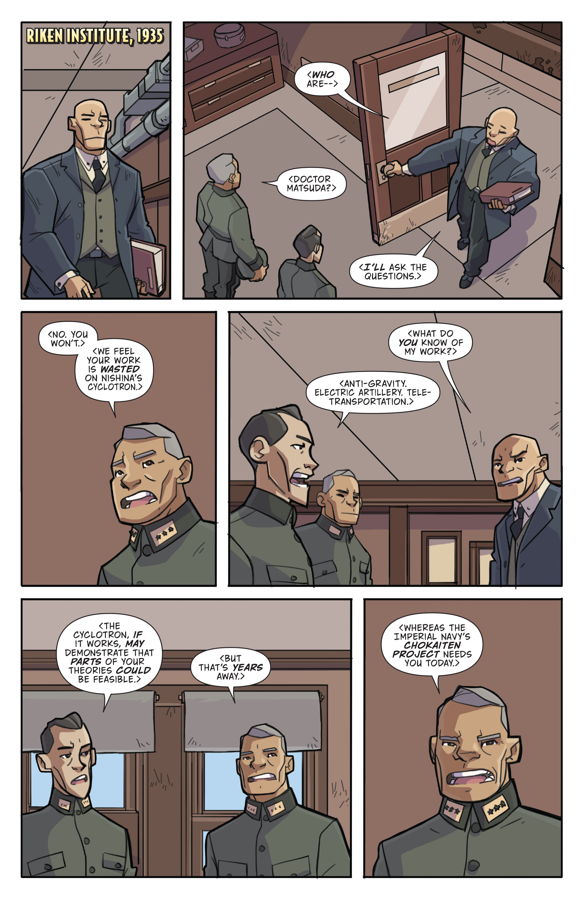 Read online Atomic Robo and the Temple of Od comic -  Issue #4 - 5