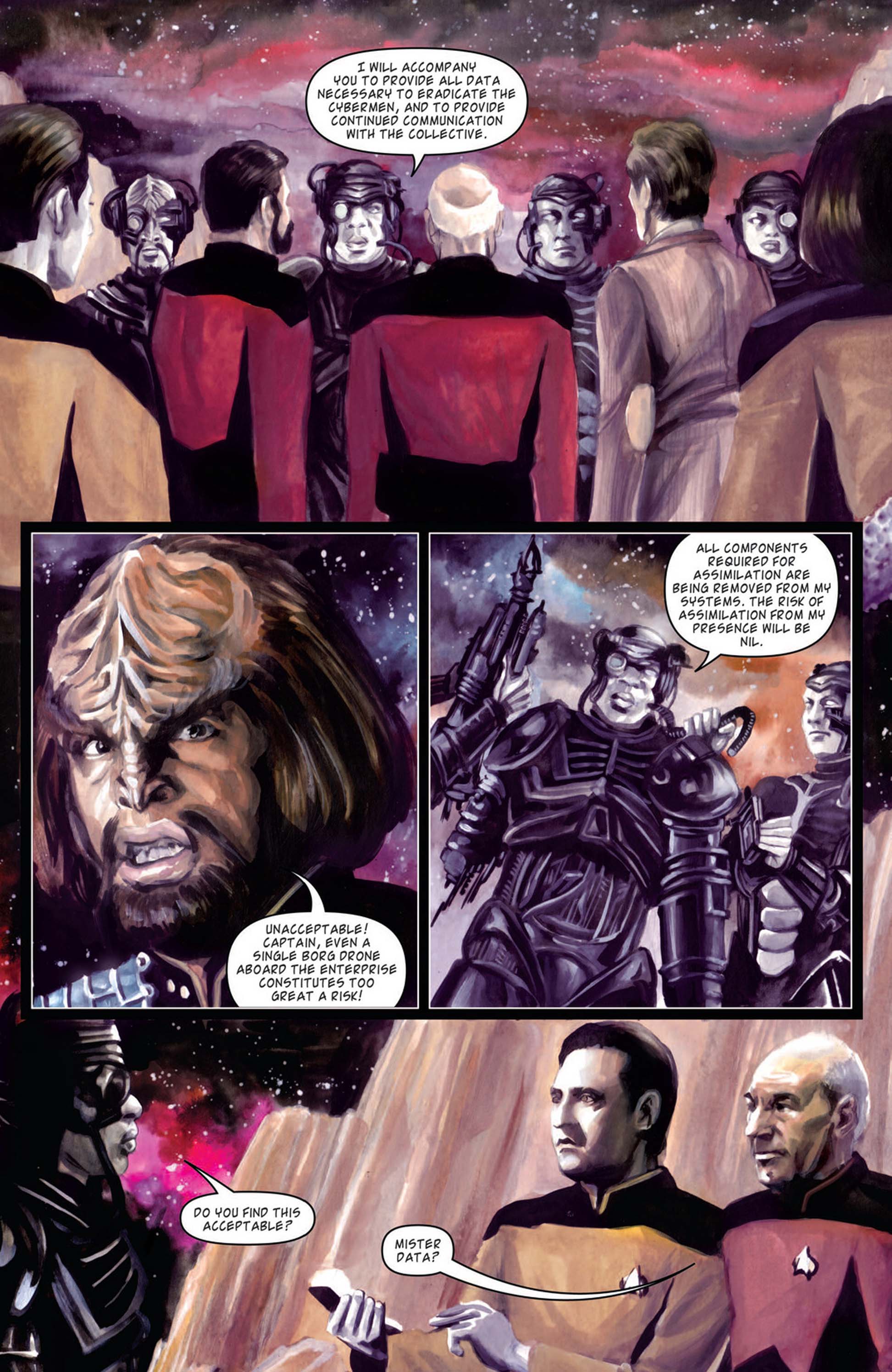 Read online Star Trek: The Next Generation/Doctor Who: Assimilation² comic -  Issue #6 - 9
