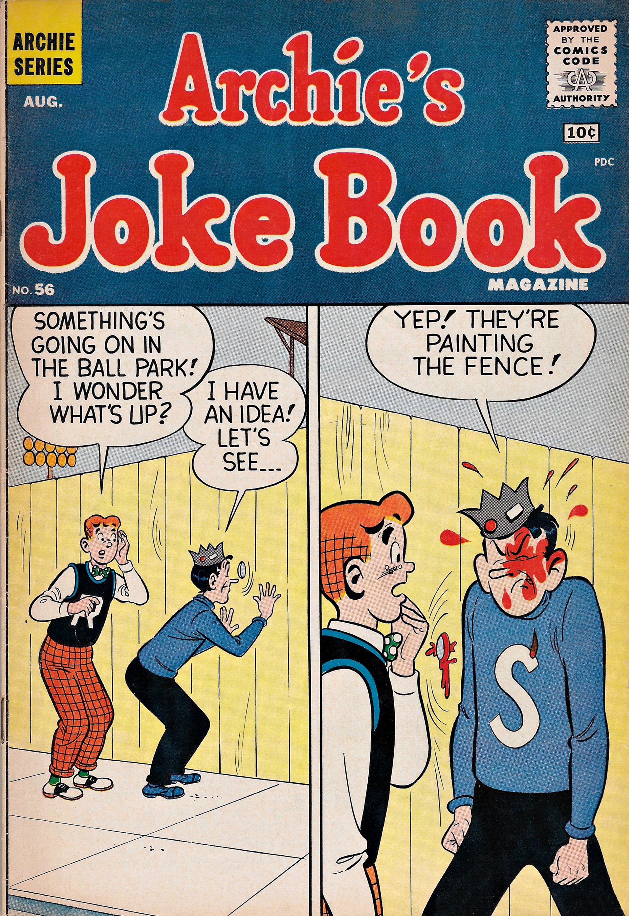 Read online Archie's Joke Book Magazine comic -  Issue #56 - 1