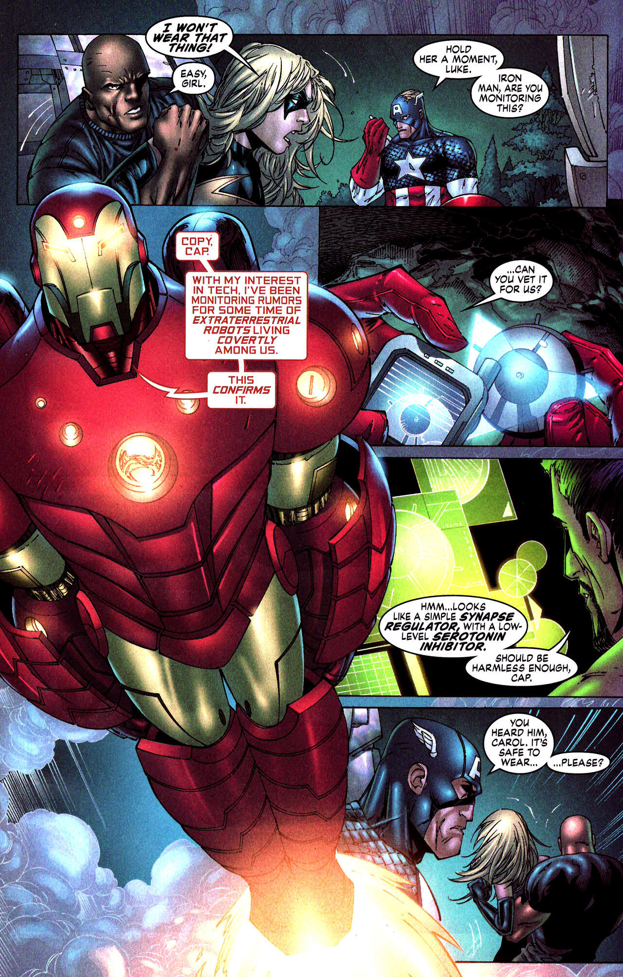 Read online New Avengers/Transformers comic -  Issue #2 - 16