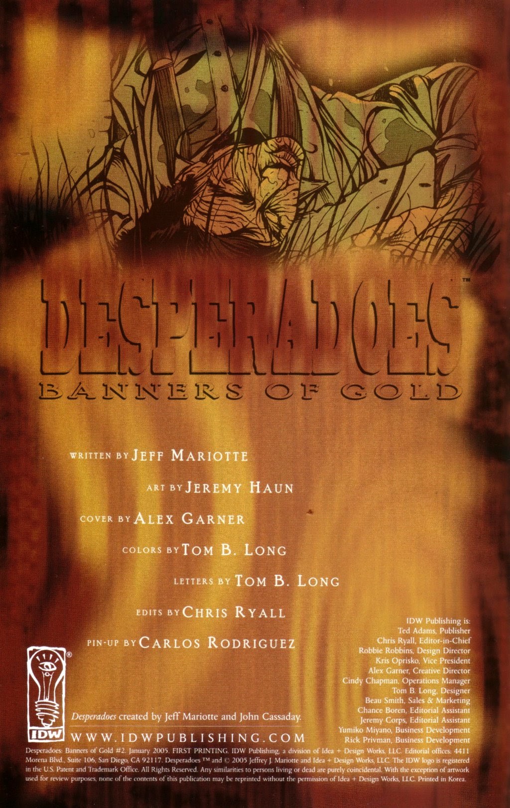 Read online Desperadoes: Banners of Gold comic -  Issue #2 - 2