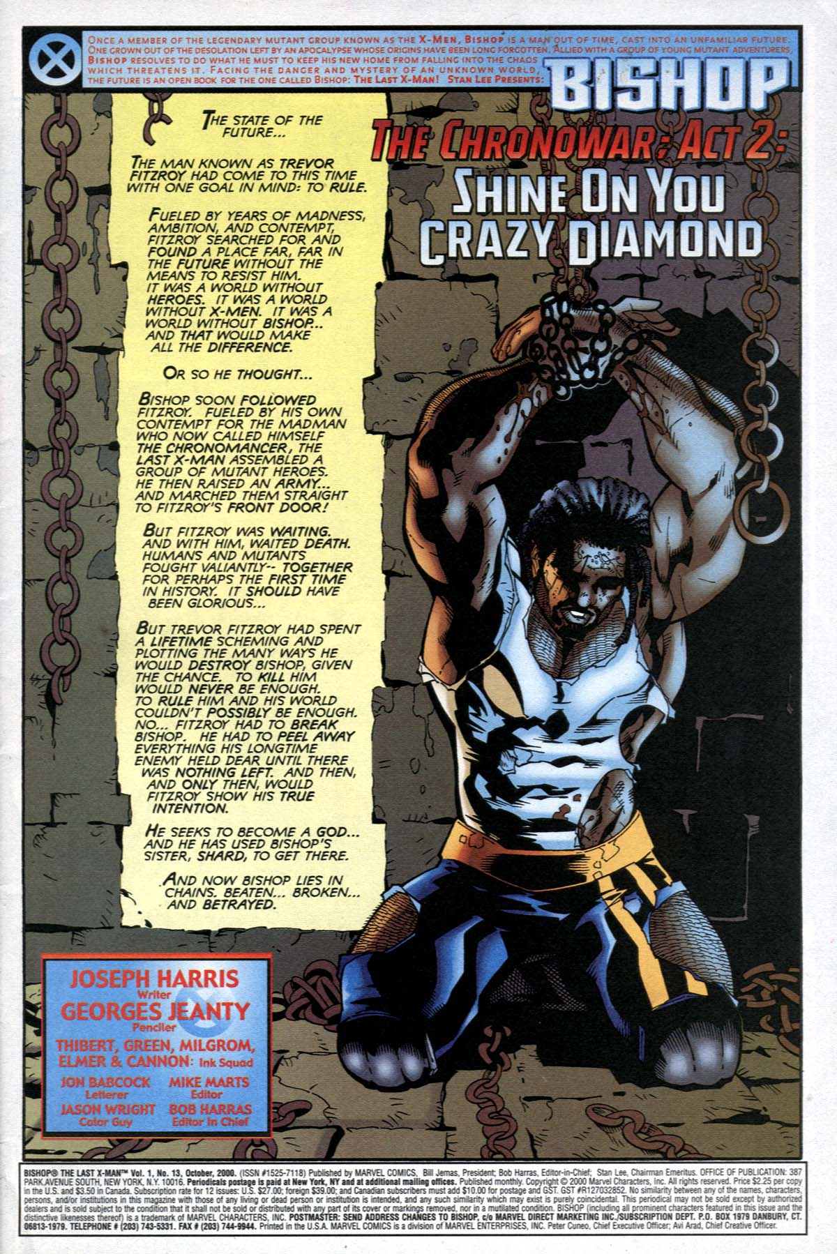 Read online Bishop: The Last X-Man comic -  Issue #13 - 2