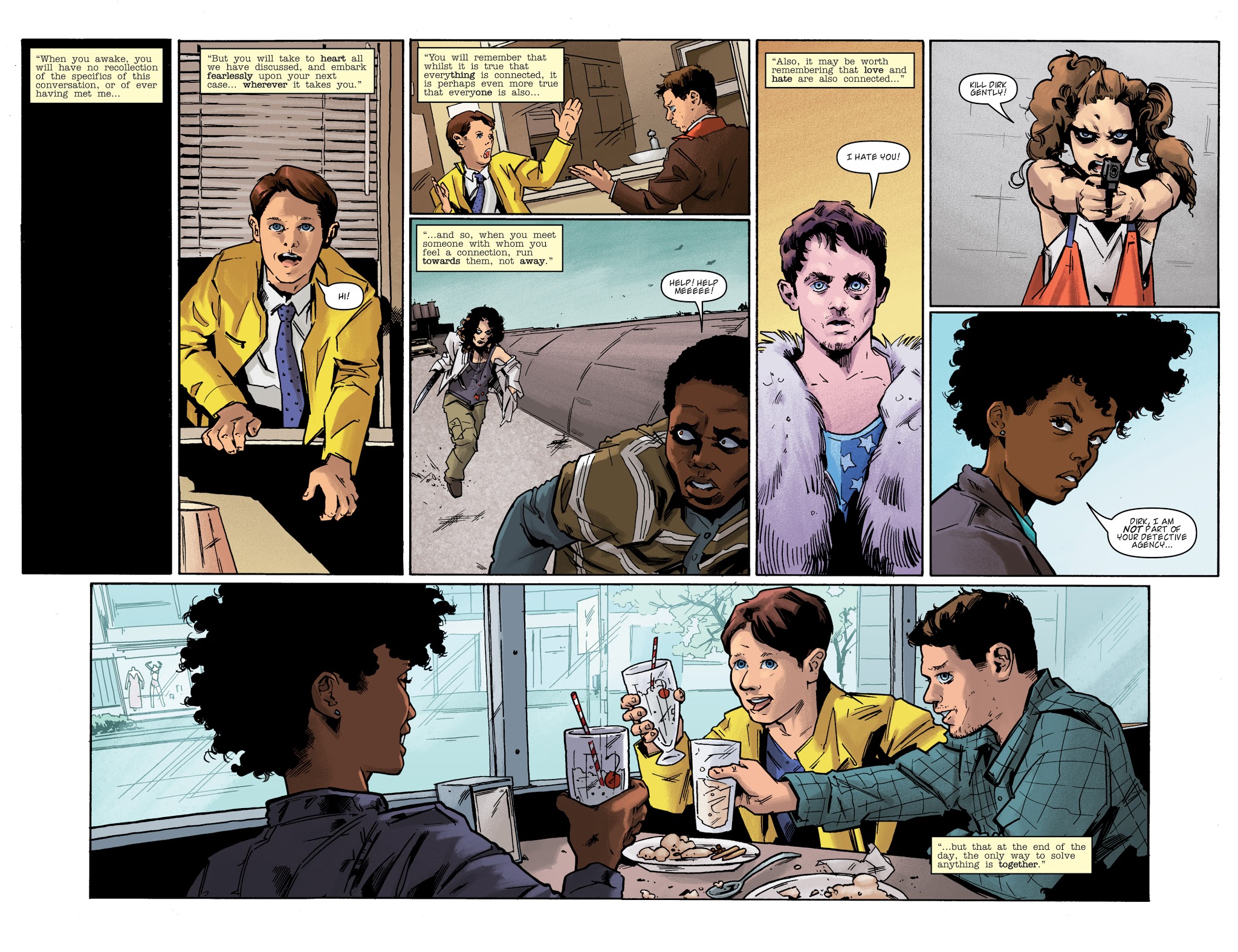 Read online Dirk Gently's Holistic Detective Agency: The Salmon of Doubt comic -  Issue #9 - 14