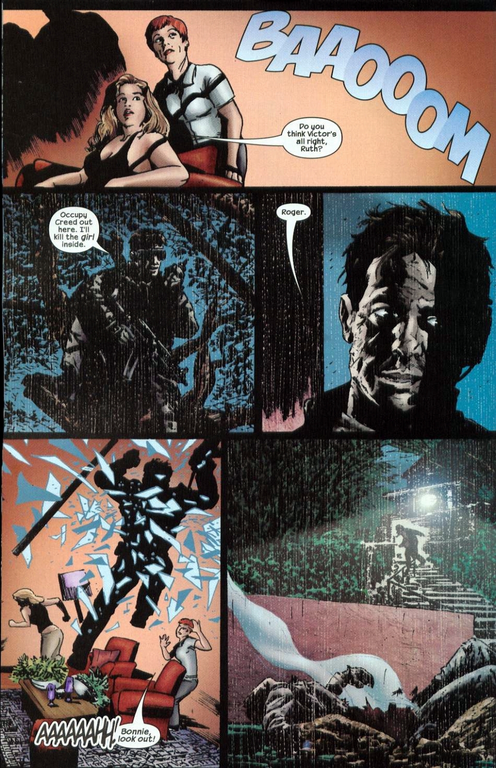 Read online Sabretooth: Mary Shelley Overdrive comic -  Issue #4 - 5