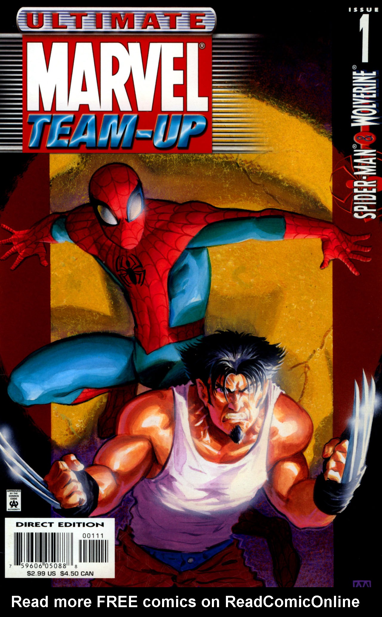 Read online Ultimate Marvel Team-Up comic -  Issue #1 - 1