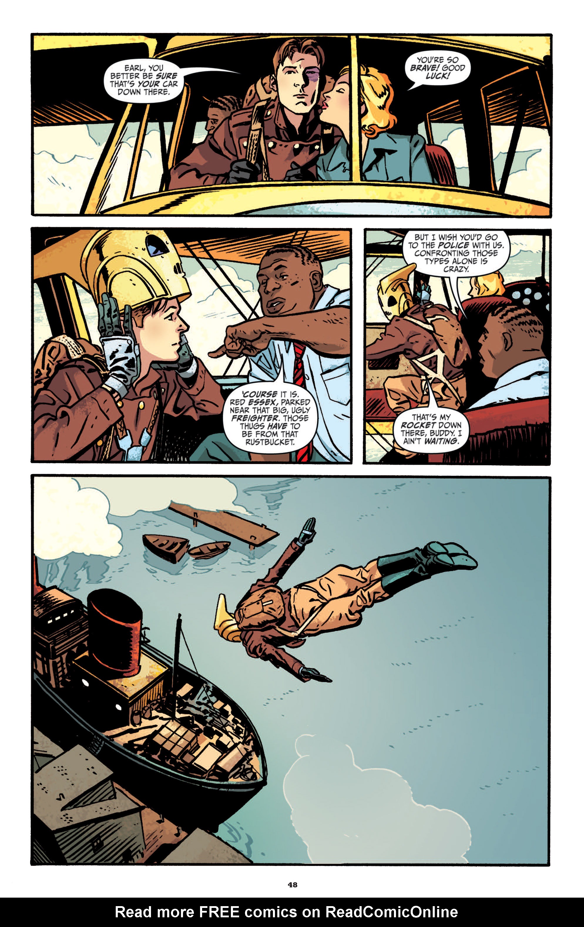 Read online The Rocketeer: Cargo of Doom comic -  Issue # TPB - 47