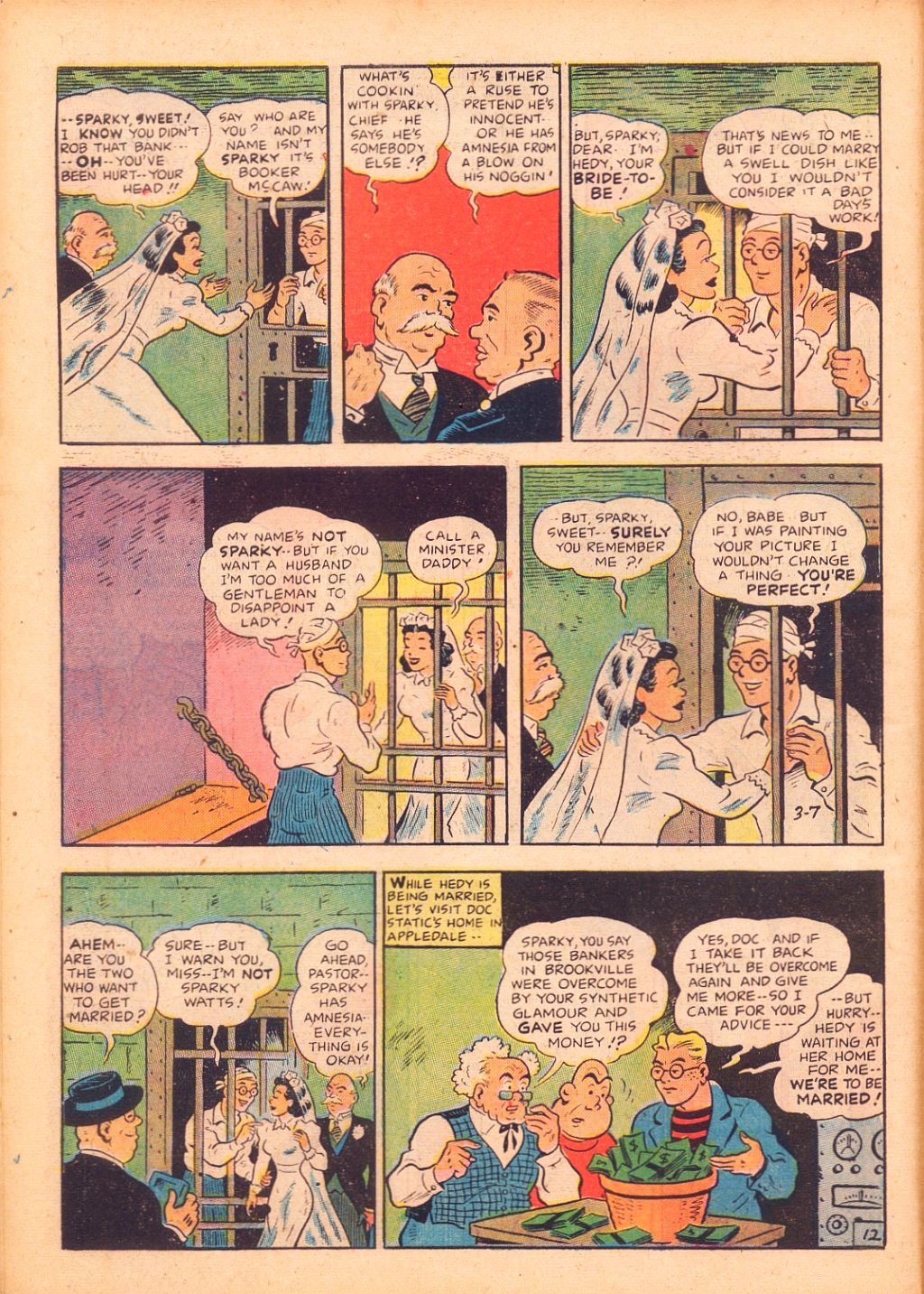 Read online Sparky Watts comic -  Issue #3 - 14