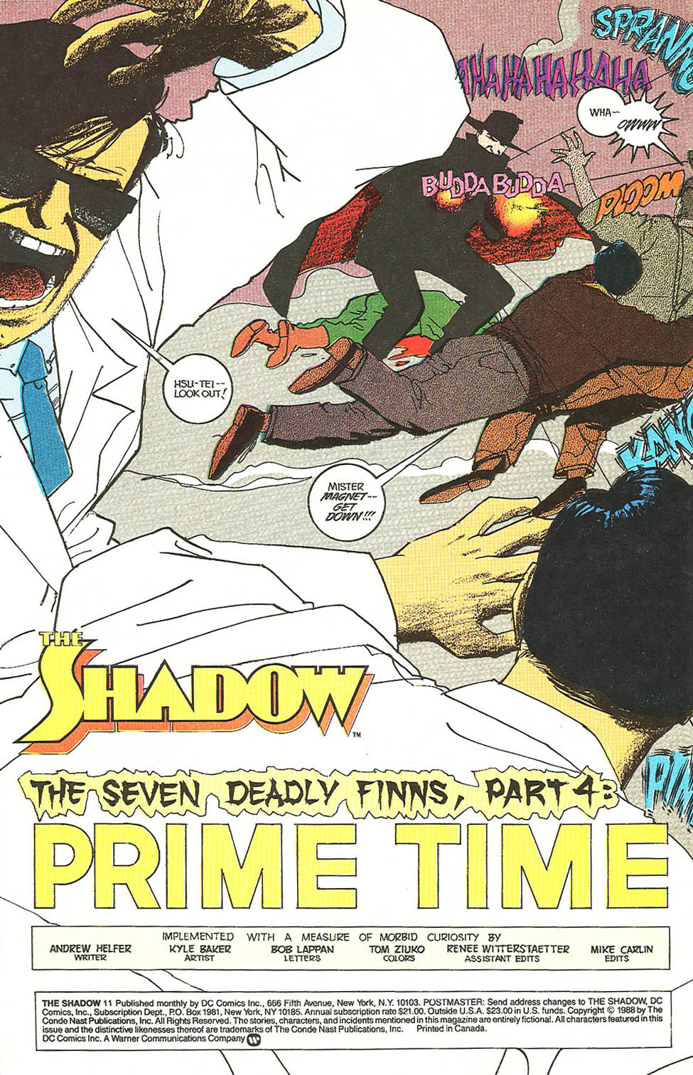 Read online The Shadow (1987) comic -  Issue #11 - 4