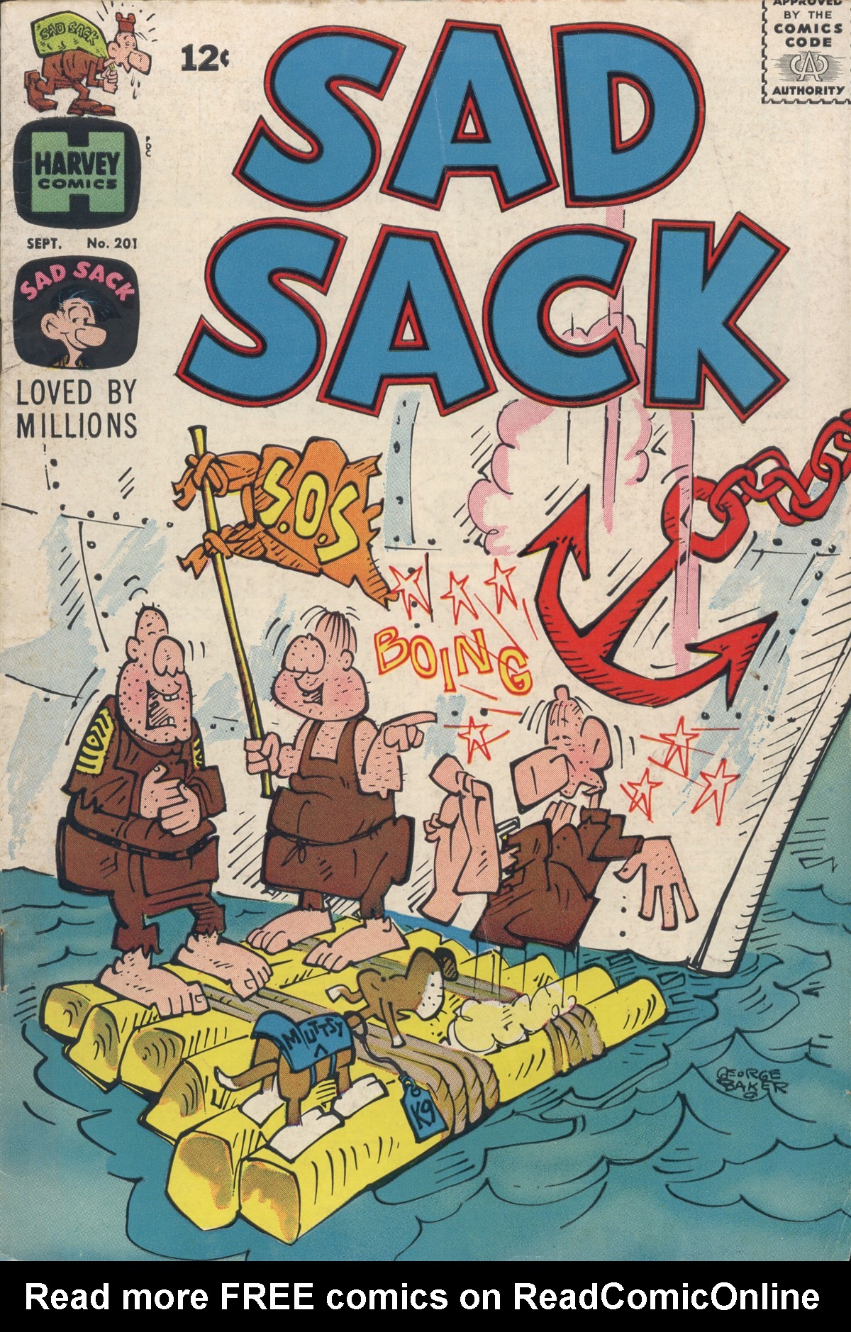 Read online Sad Sack comic -  Issue #201 - 1