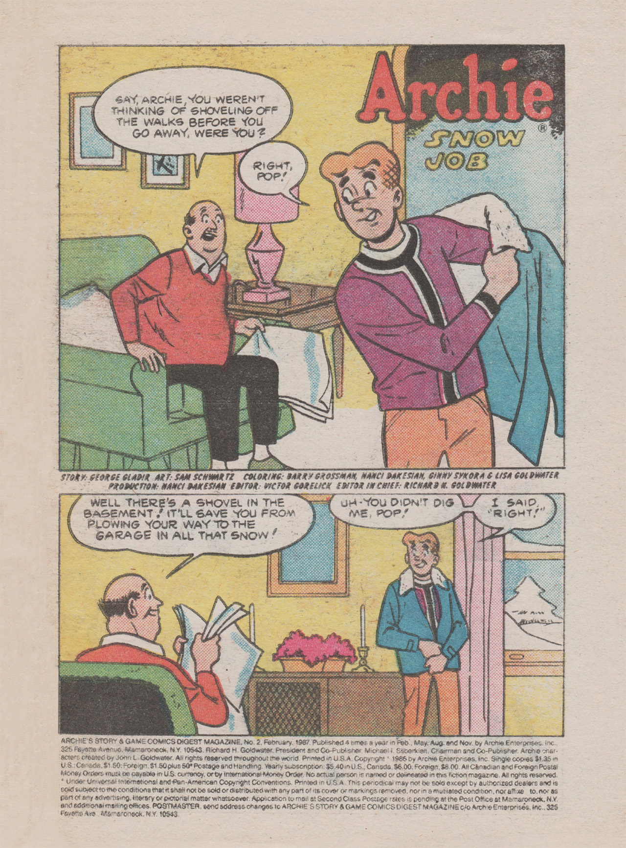 Read online Archie's Story & Game Digest Magazine comic -  Issue #2 - 4