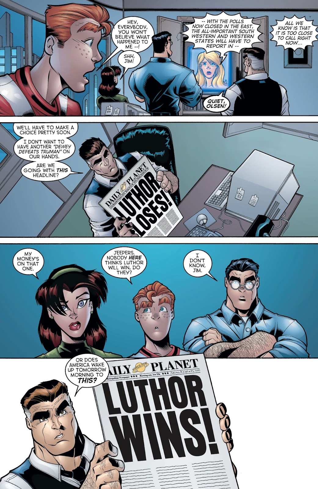 Superman: President Luthor issue TPB - Page 85