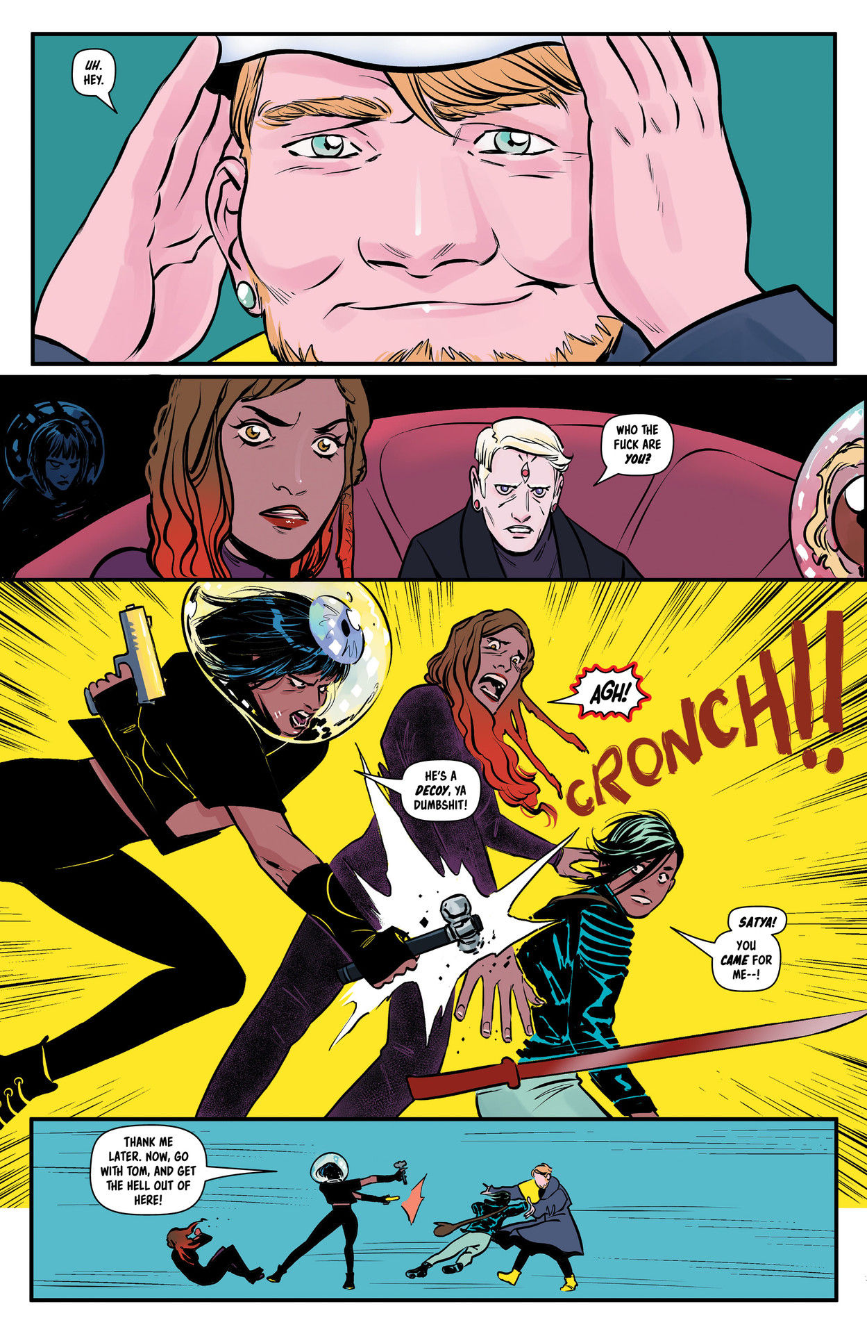 Read online Bylines in Blood comic -  Issue #4 - 16